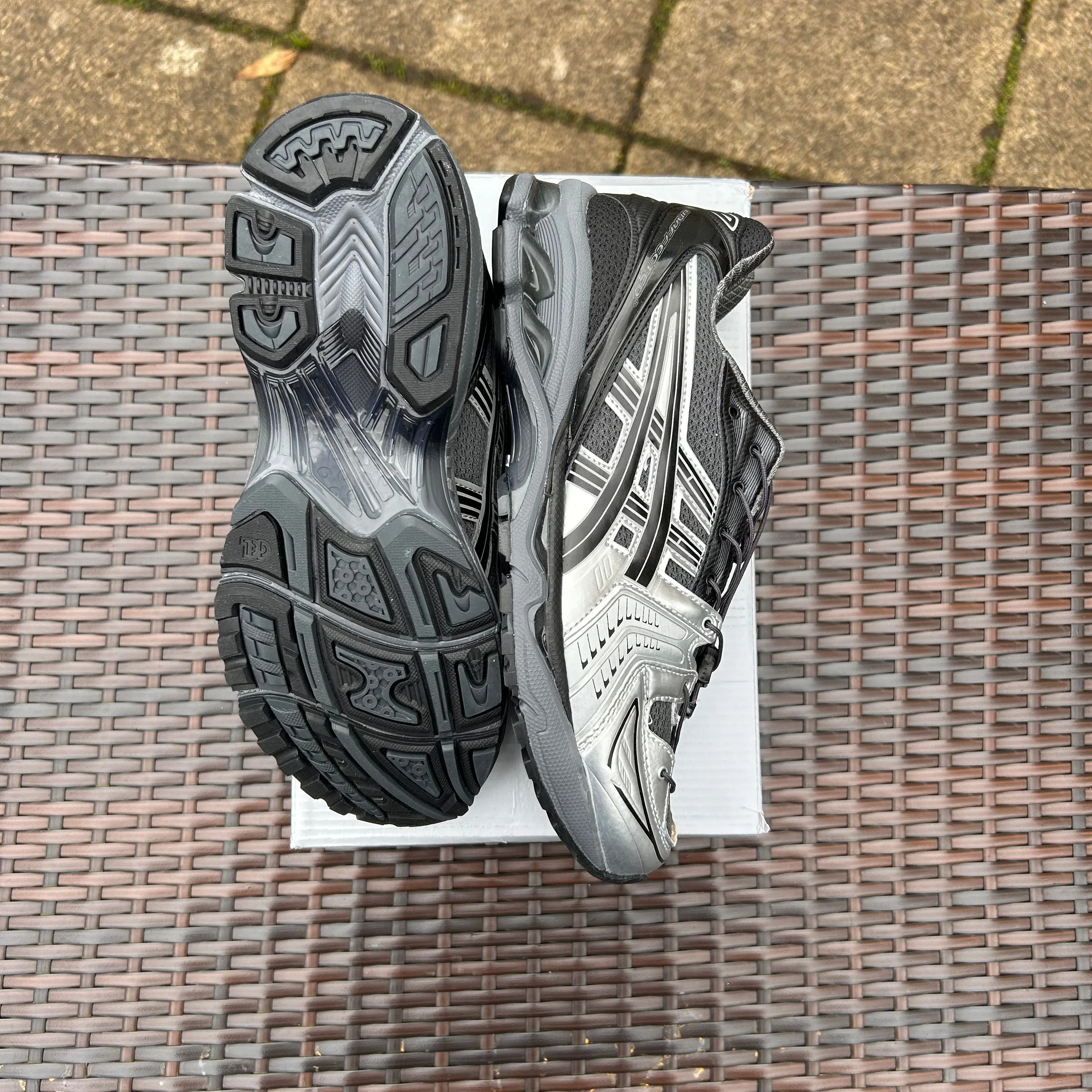 ASICS Gel Kayano 14 Unaffected Black Silver - Image 2