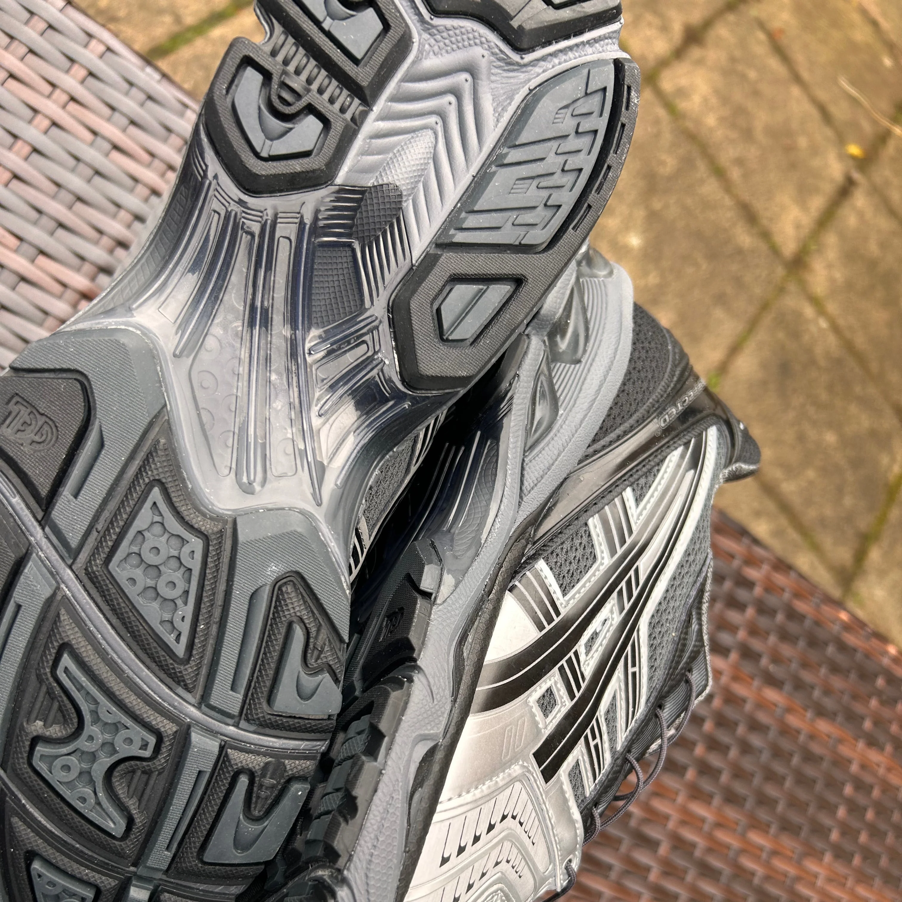 ASICS Gel Kayano 14 Unaffected Black Silver - Image 3