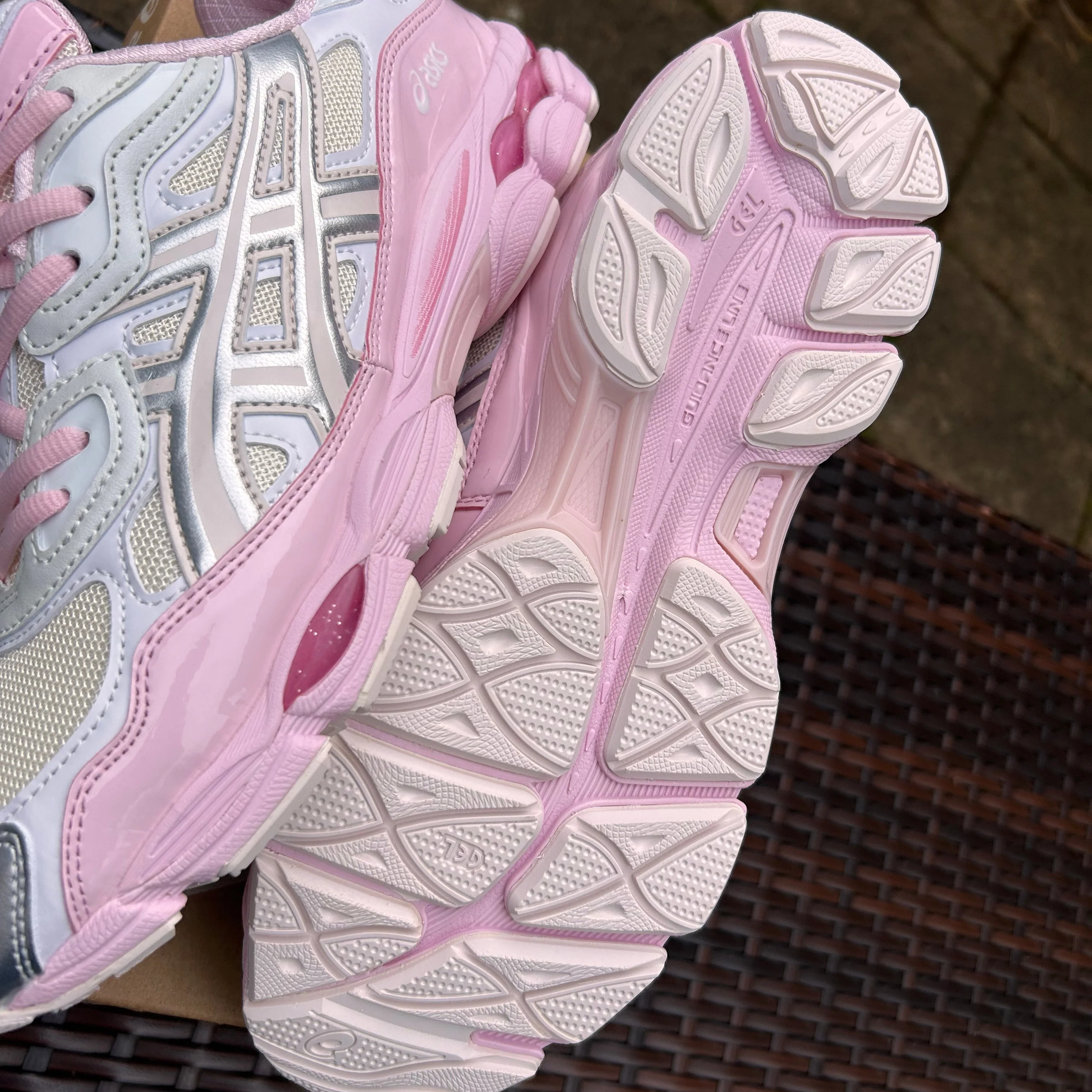 ASICS Gel-NYC Kicki Yang Zhang Pink Cream Pure Silver - Image 3