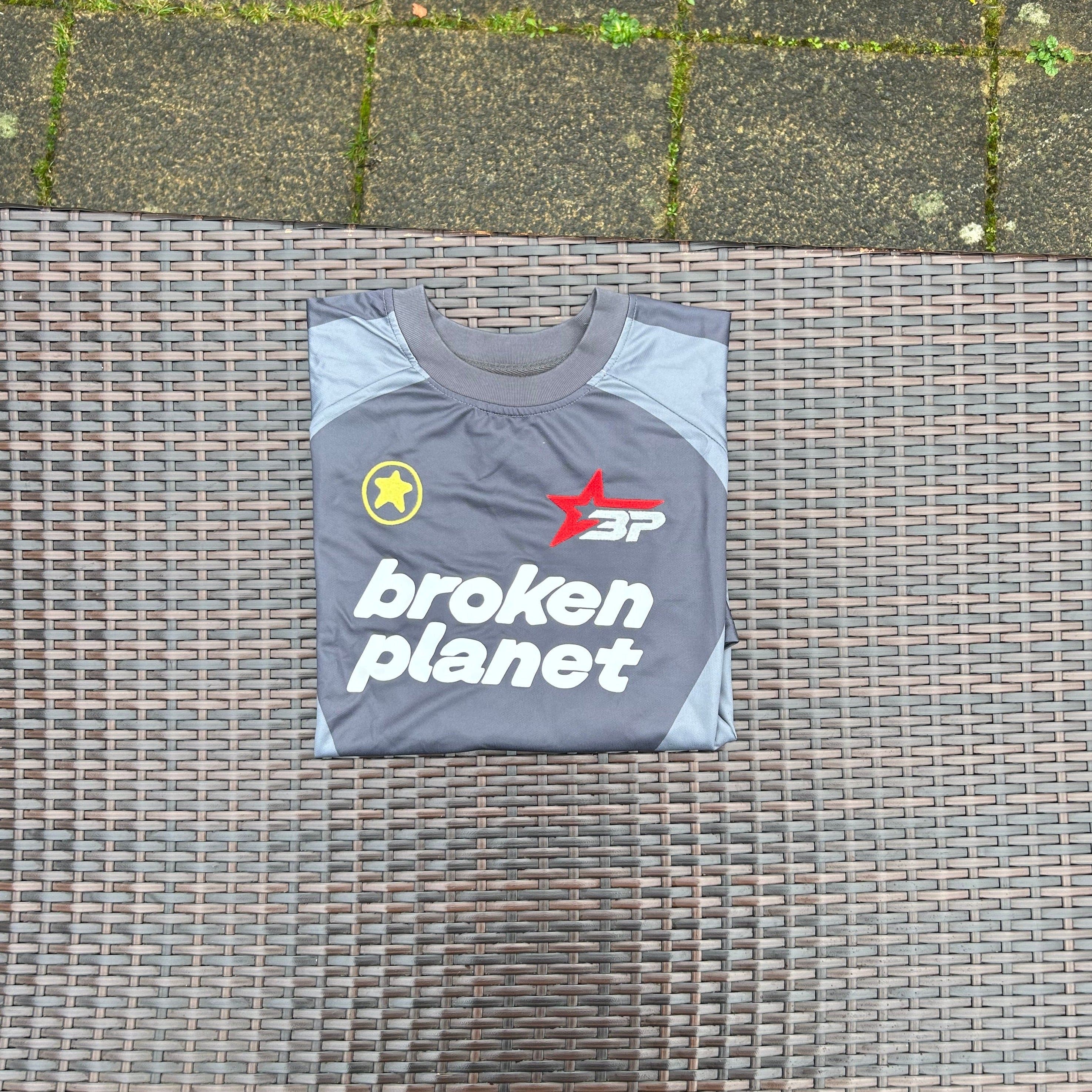 Broken Planet Black/Grey Football Long Sleeve Shirt - Image 3