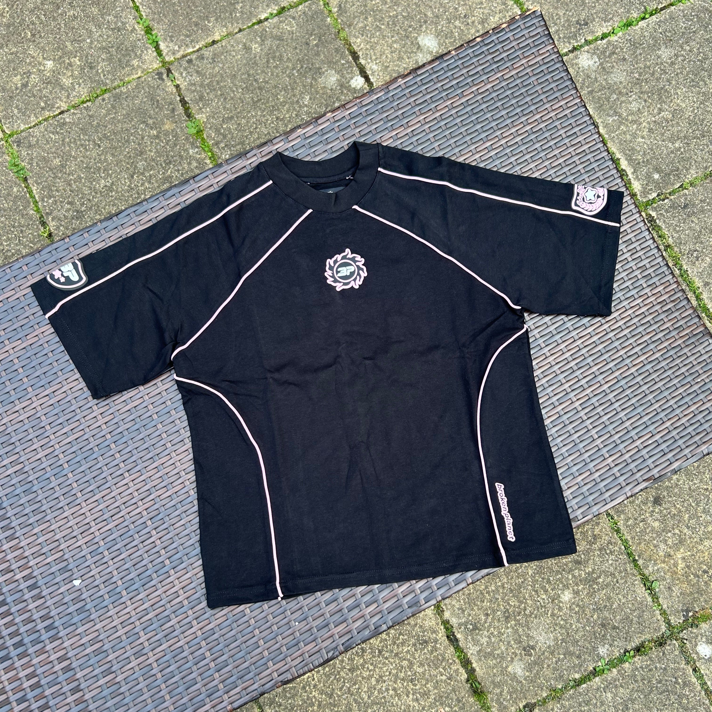 Broken Planet Black/Pink Football Jersey - Image 2