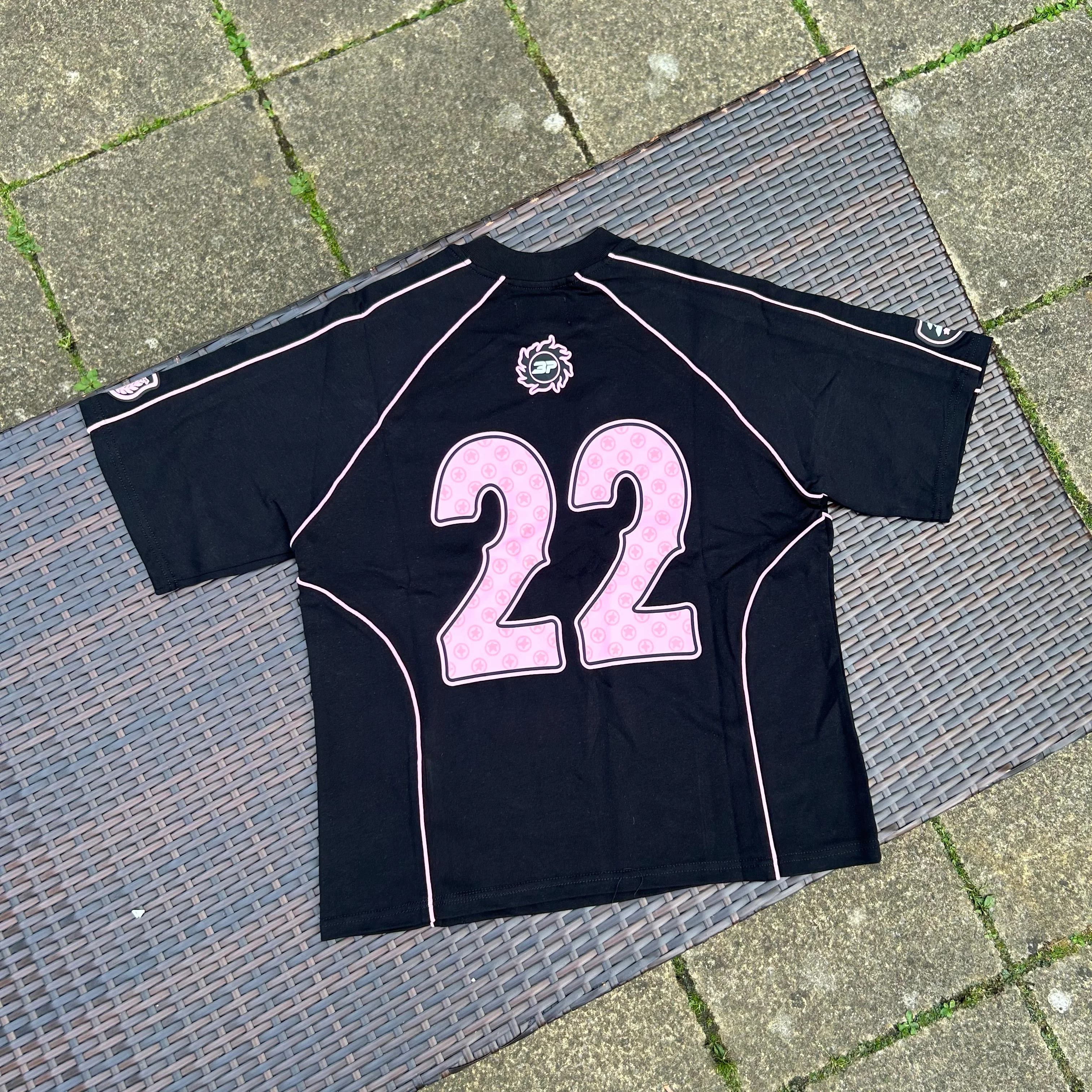 Broken Planet Black/Pink Football Jersey - Image 3