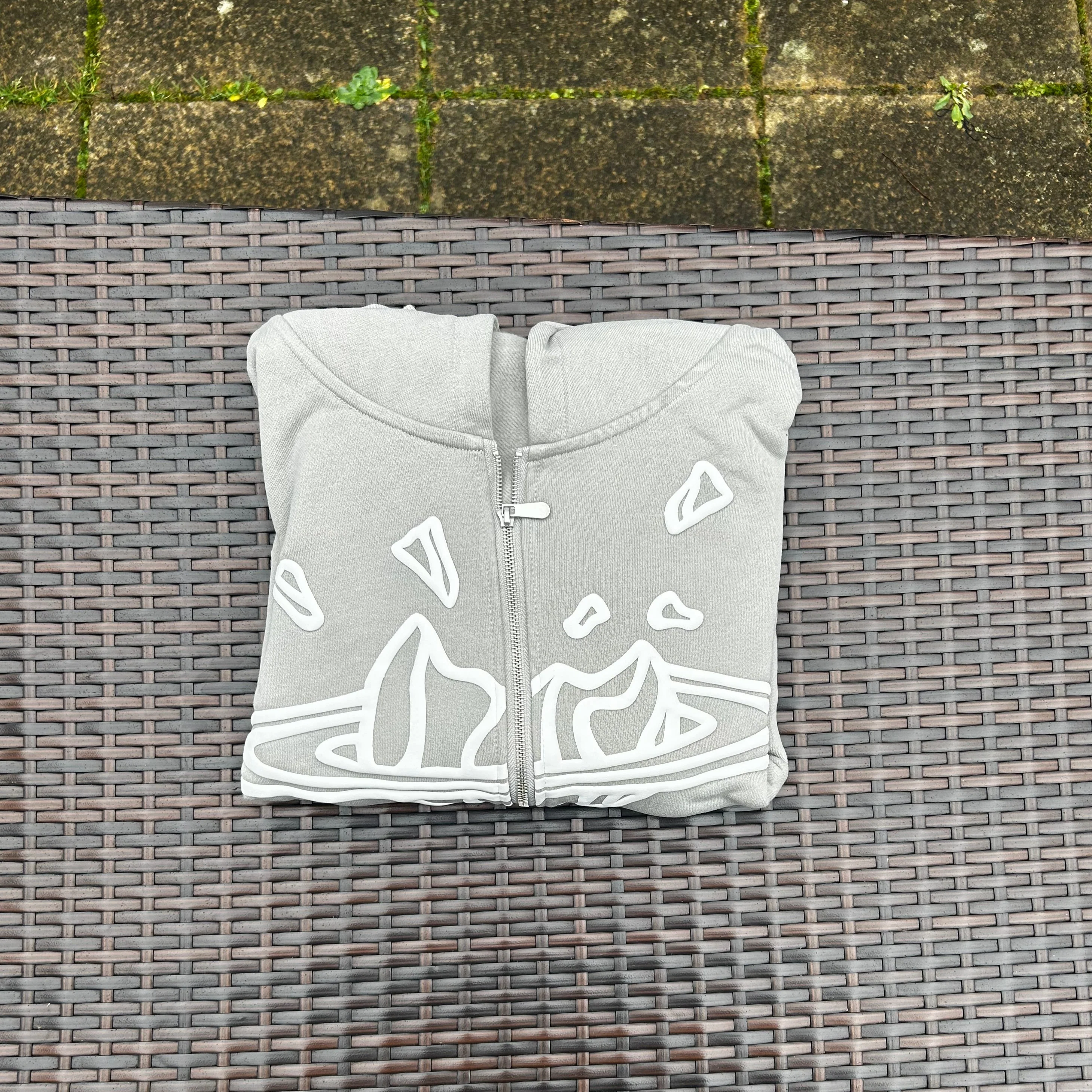 Broken Planet "Stone Grey" Zip-Up Hoodie - Image 2