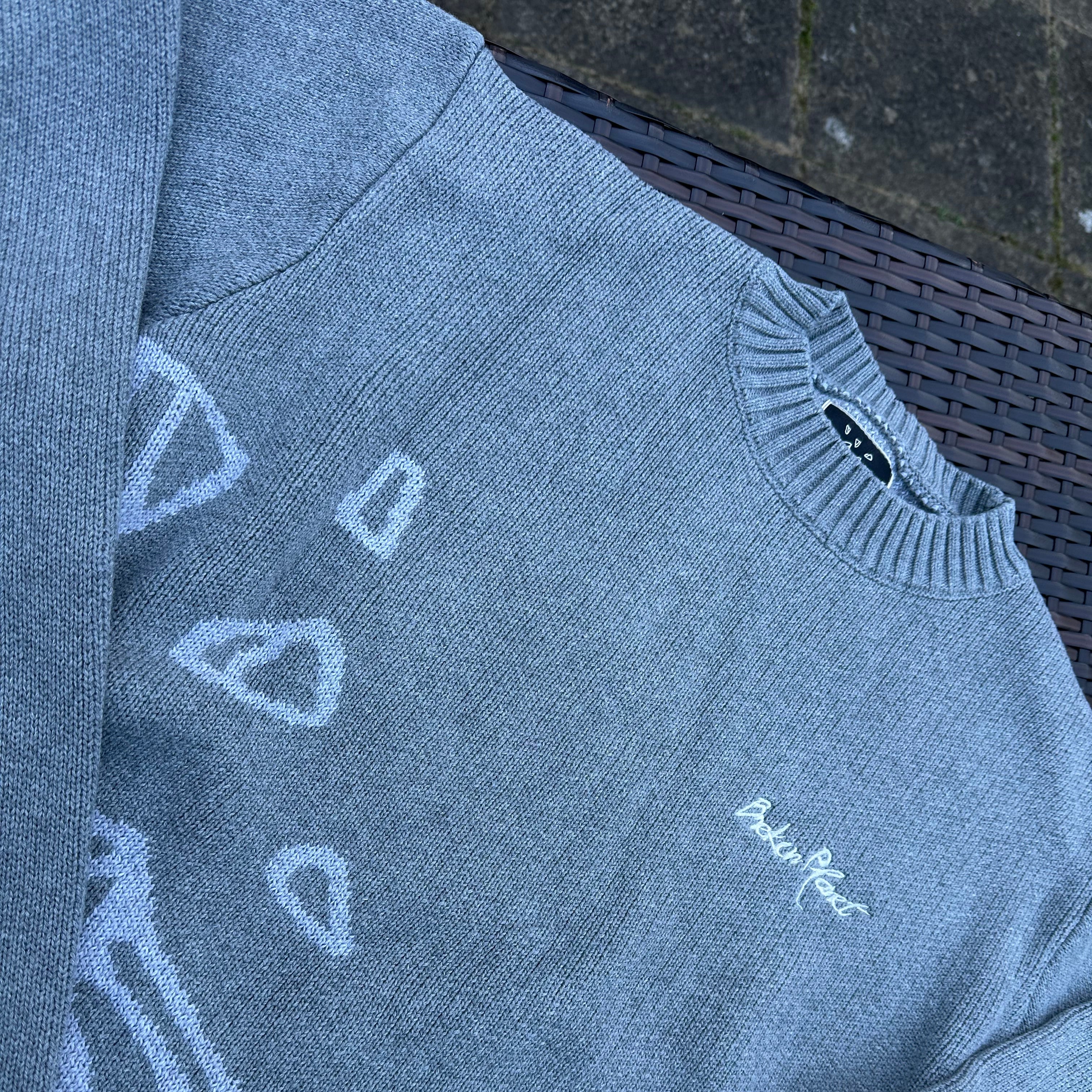 Broken Planet Grey Knit Sweatshirt - Image 3