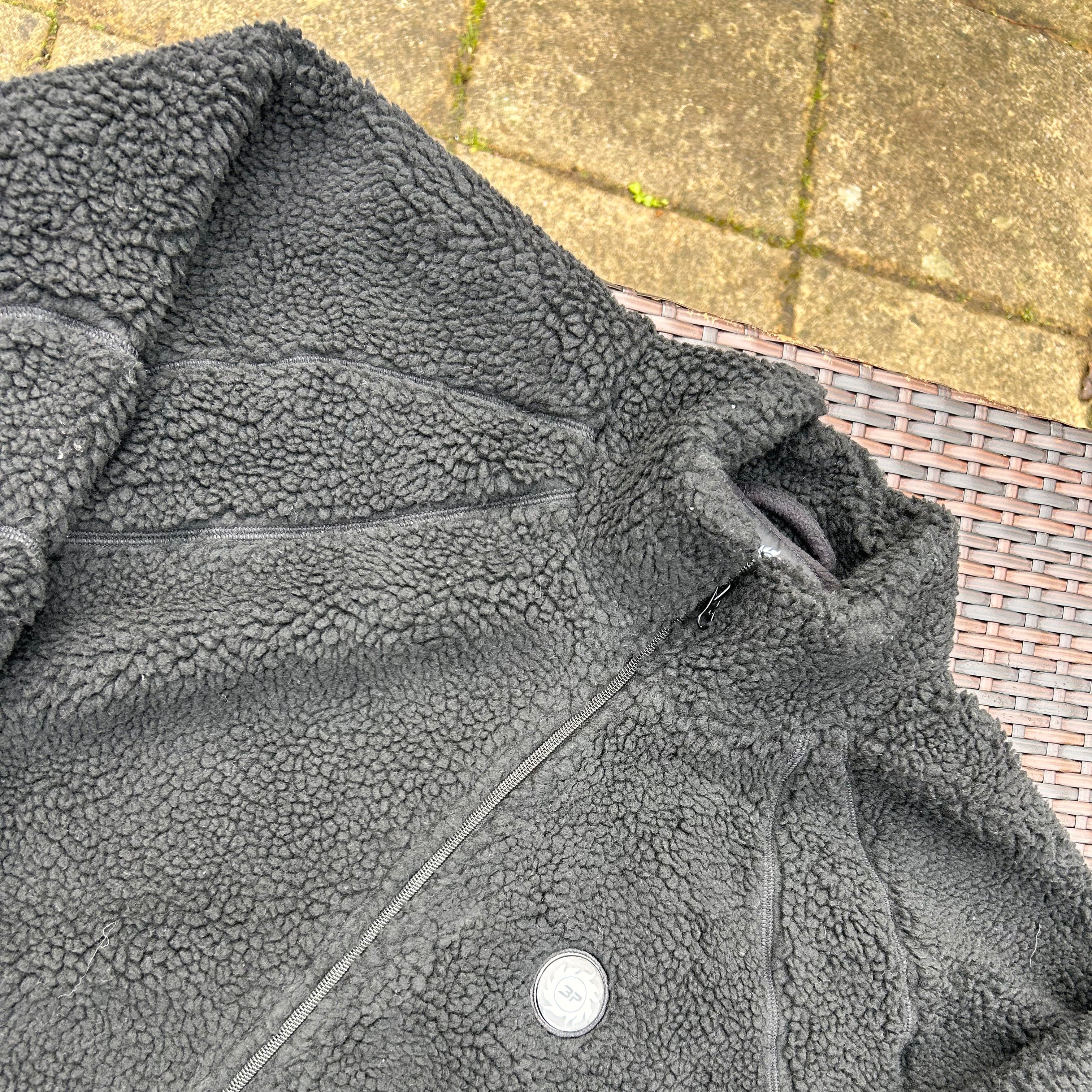 Broken Planet Midnight Black Polar Fleece - Image 3
