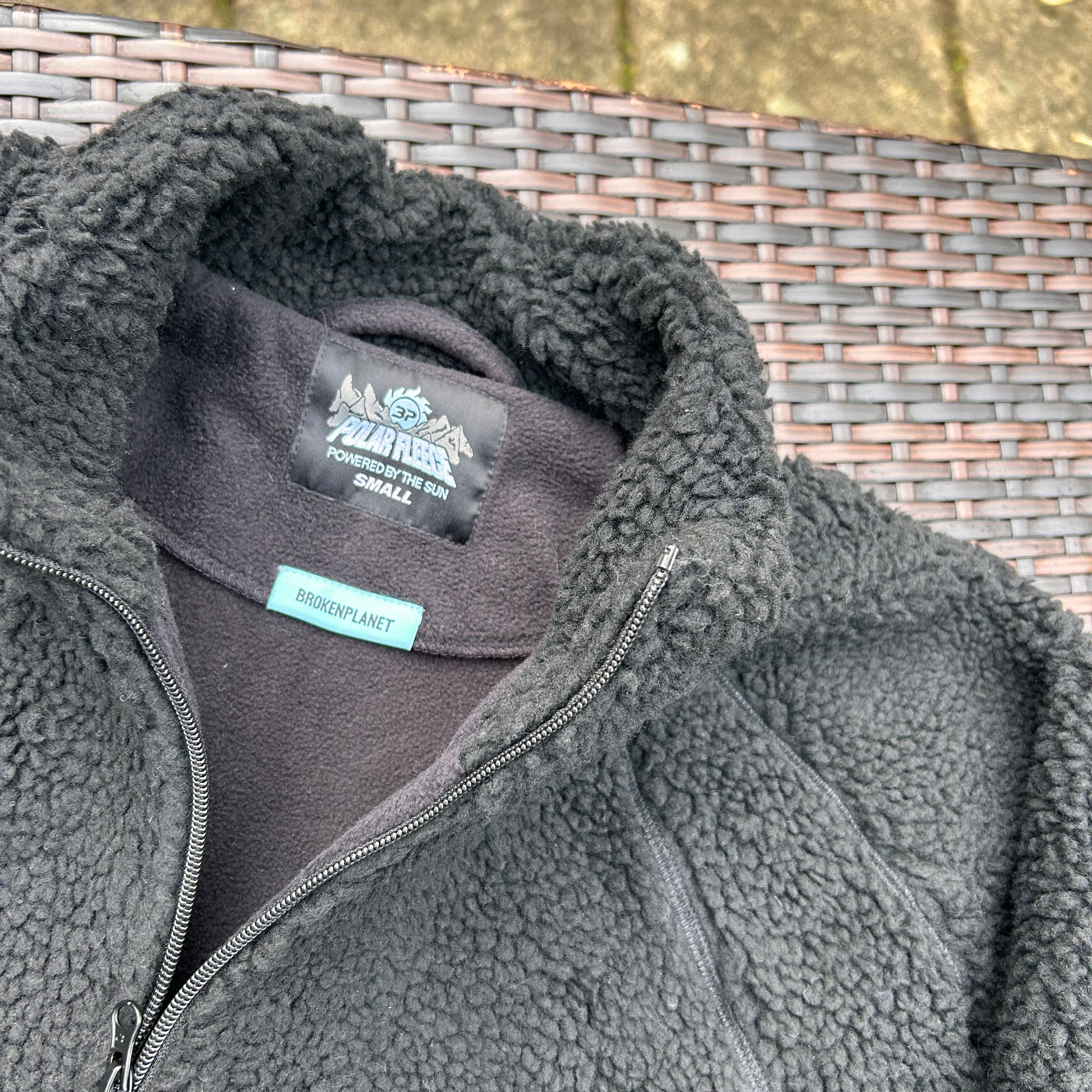 Broken Planet Midnight Black Polar Fleece - Image 4