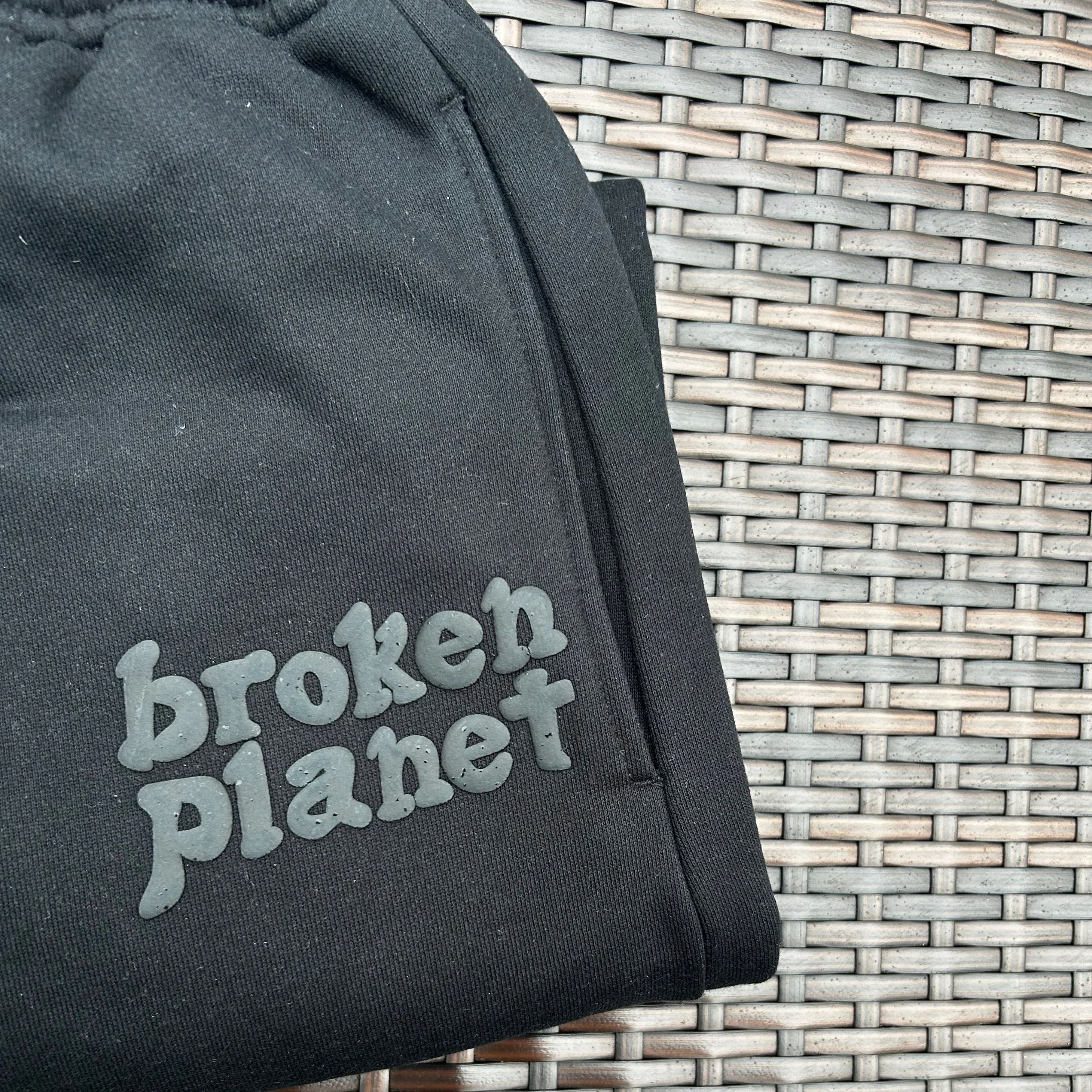 Broken Planet Triple Black Joggers - Image 3