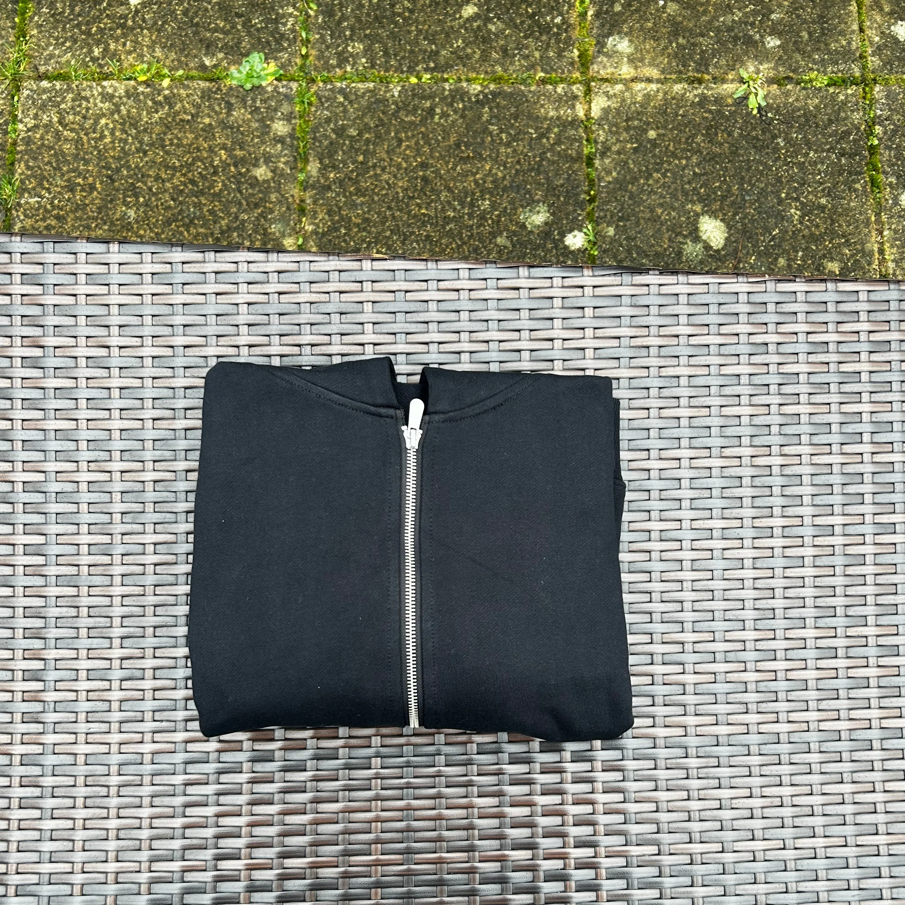 Broken Planet Triple Black Zip-Up Hoodie - Image 2