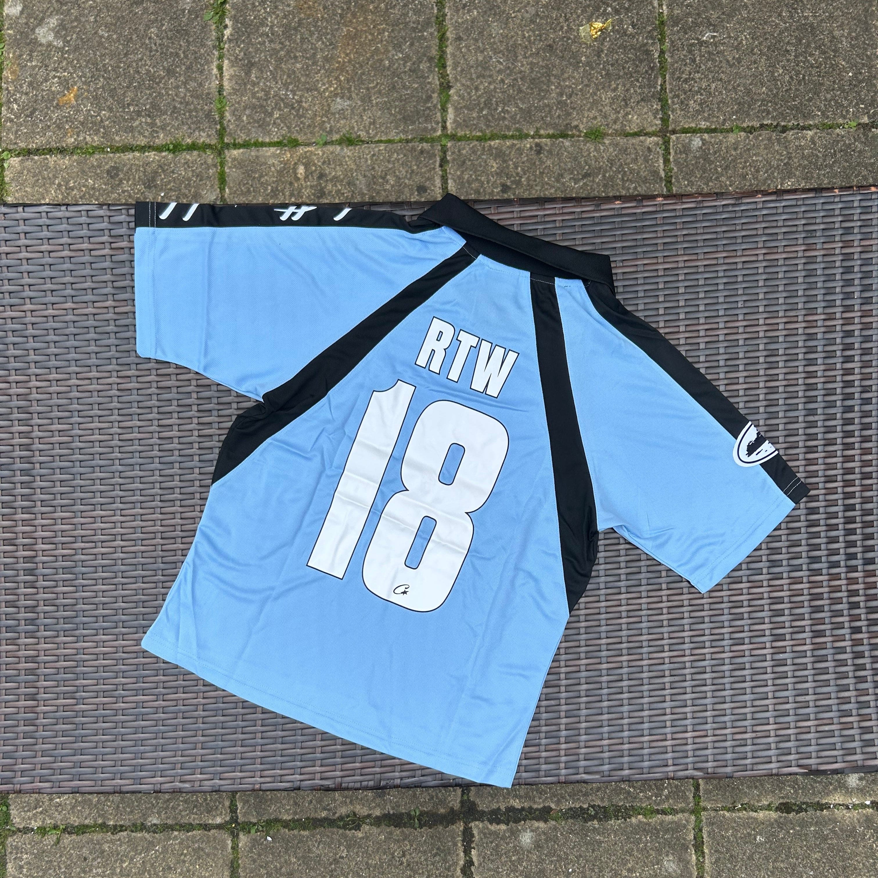 Corteiz Baby Blue RTW Allstarz Football Jersey - Image 3