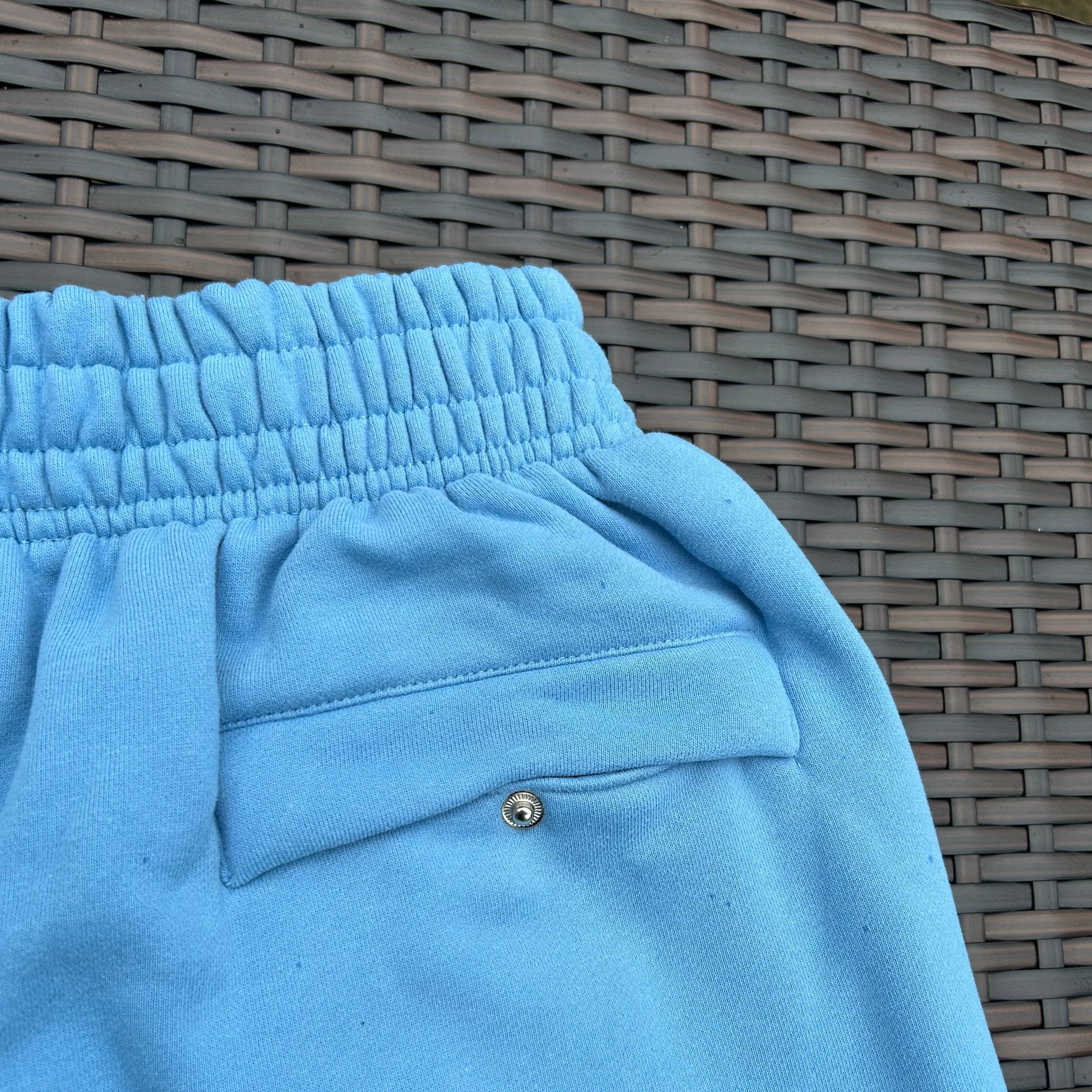 Corteiz Baby Blue/White Joggers - Image 3