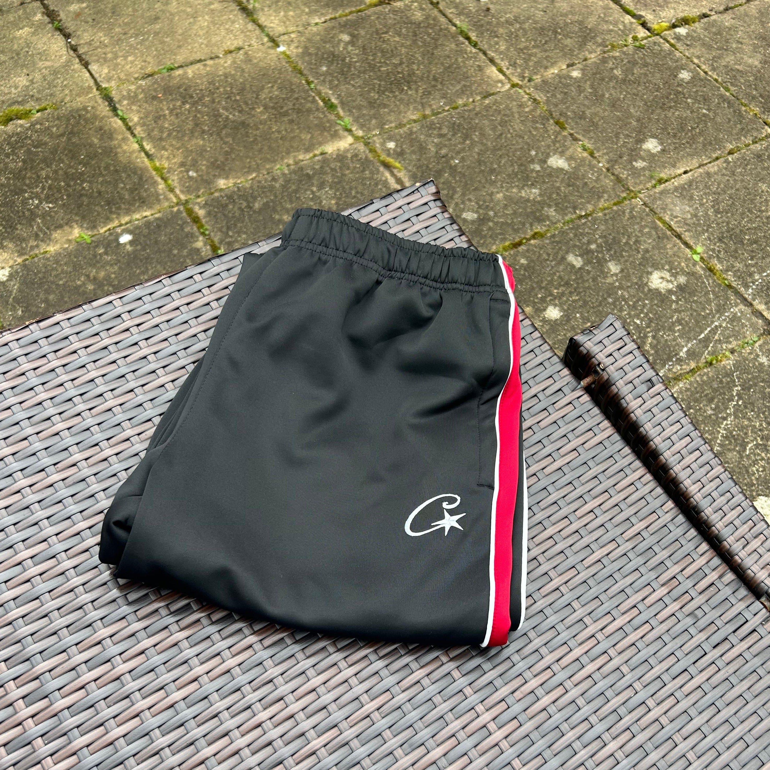 Corteiz Black/Red "Shotta" Tracksuit - Image 3