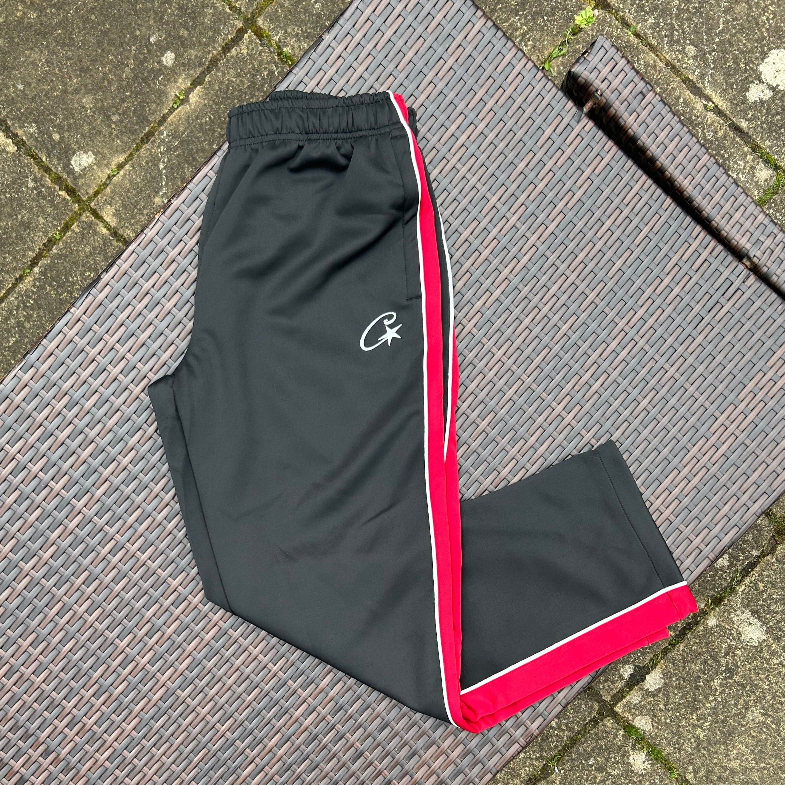 Corteiz Black/Red "Shotta" Tracksuit - Image 4
