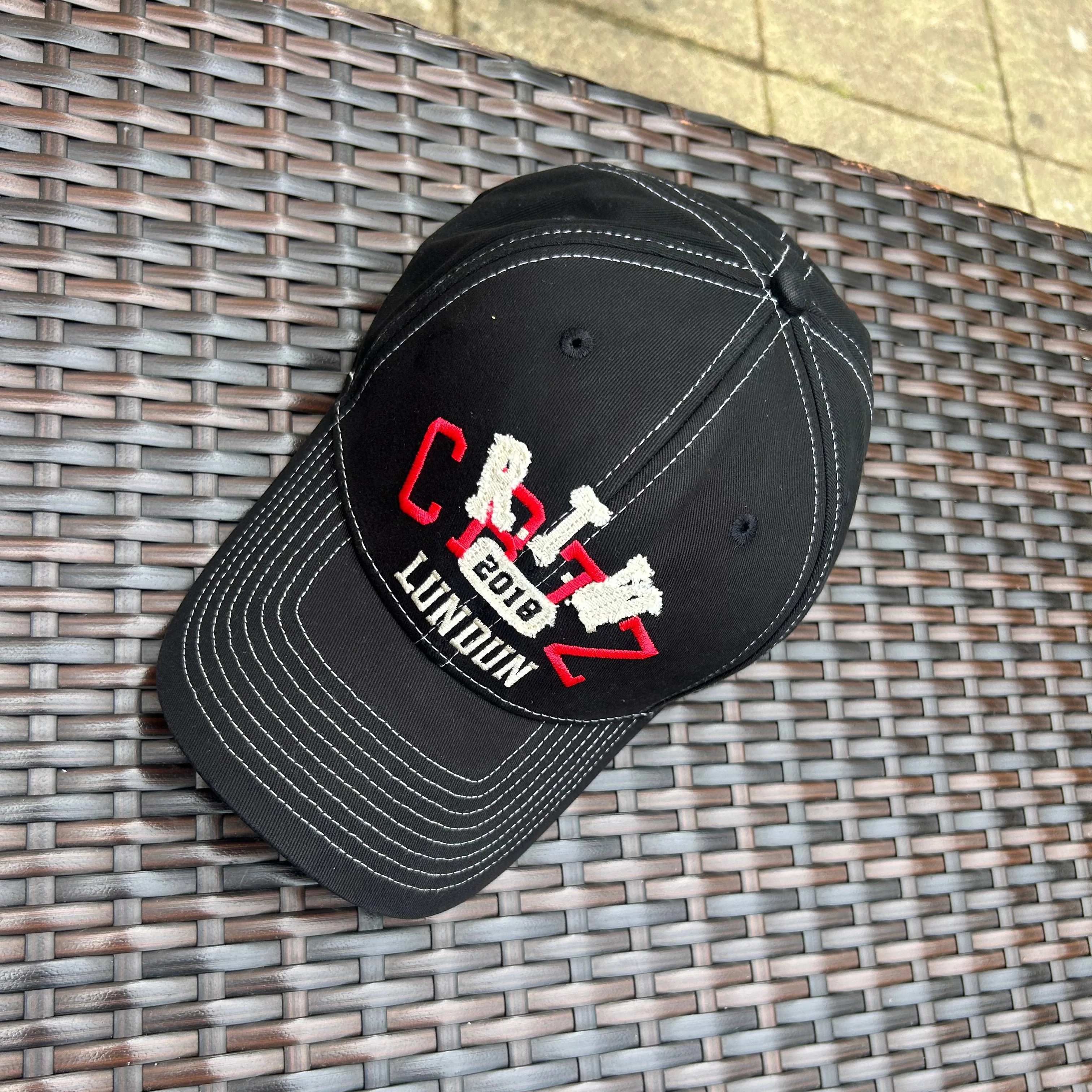 Corteiz Black "Trevor" Trucker Hat - Image 3
