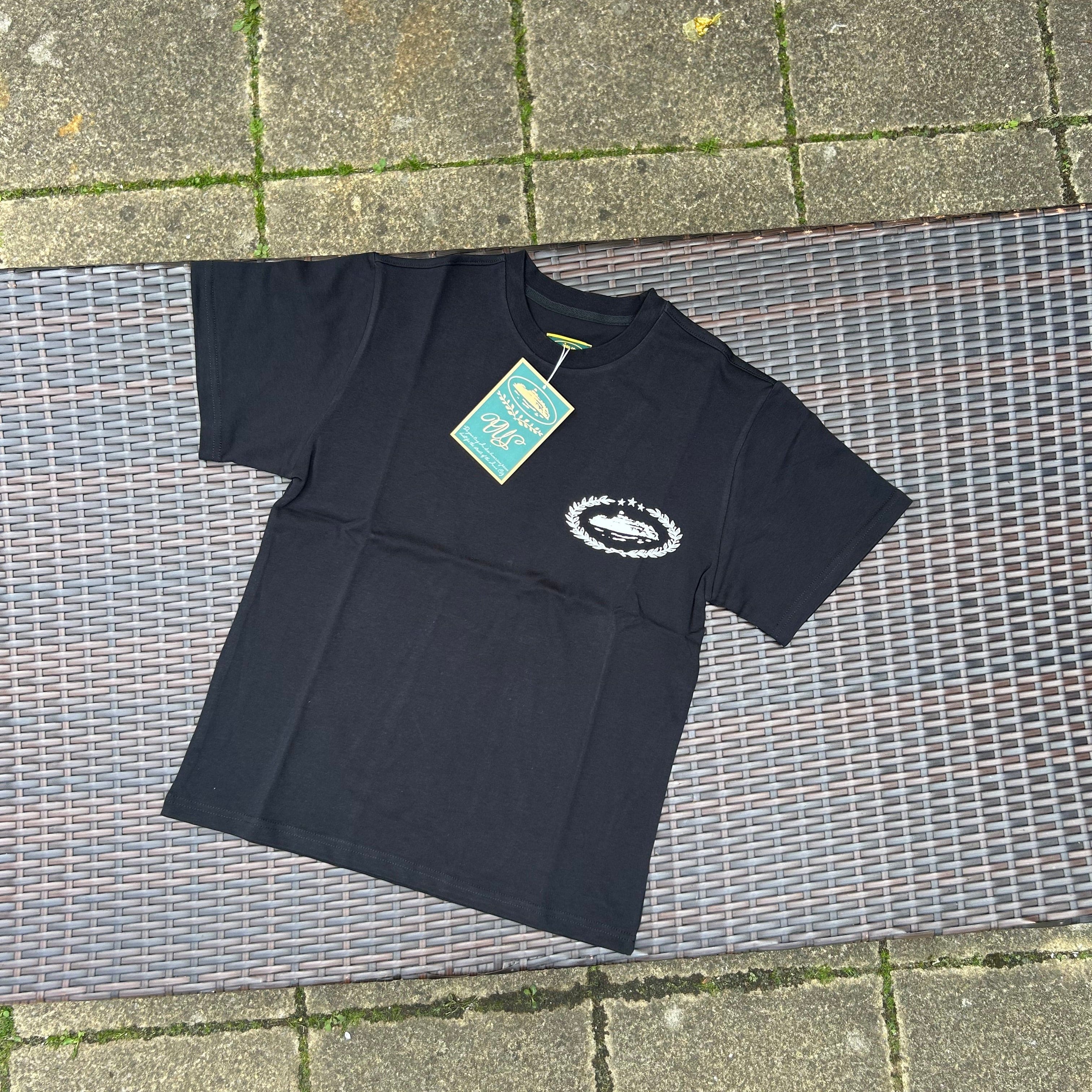Corteiz Black/White RTW Royale T-Shirt - Image 2
