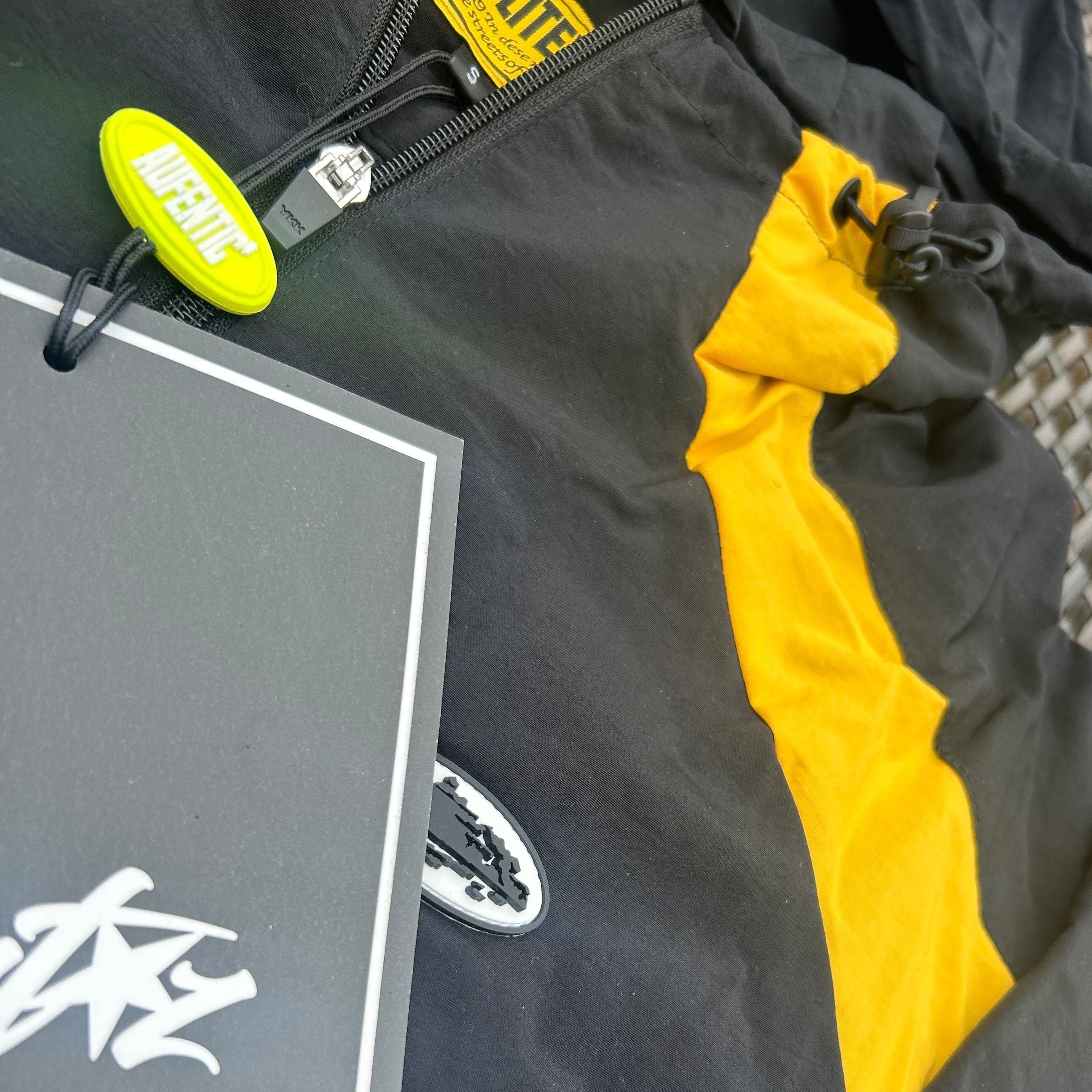 Corteiz Black/Yellow "Alcatraz" Windbreaker - Image 3