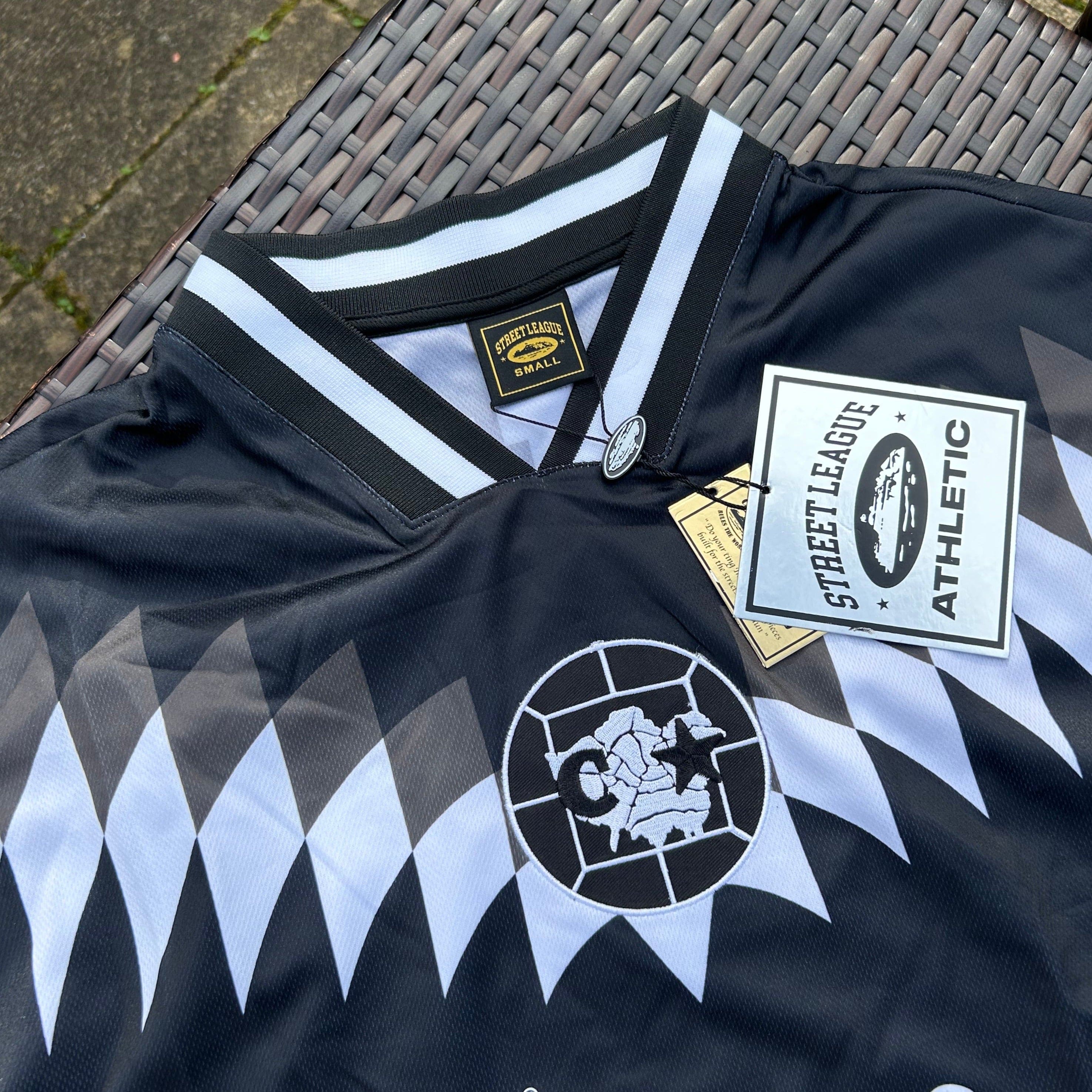 Corteiz Blackout "CRTZ RTW" Football Jersey - Image 4