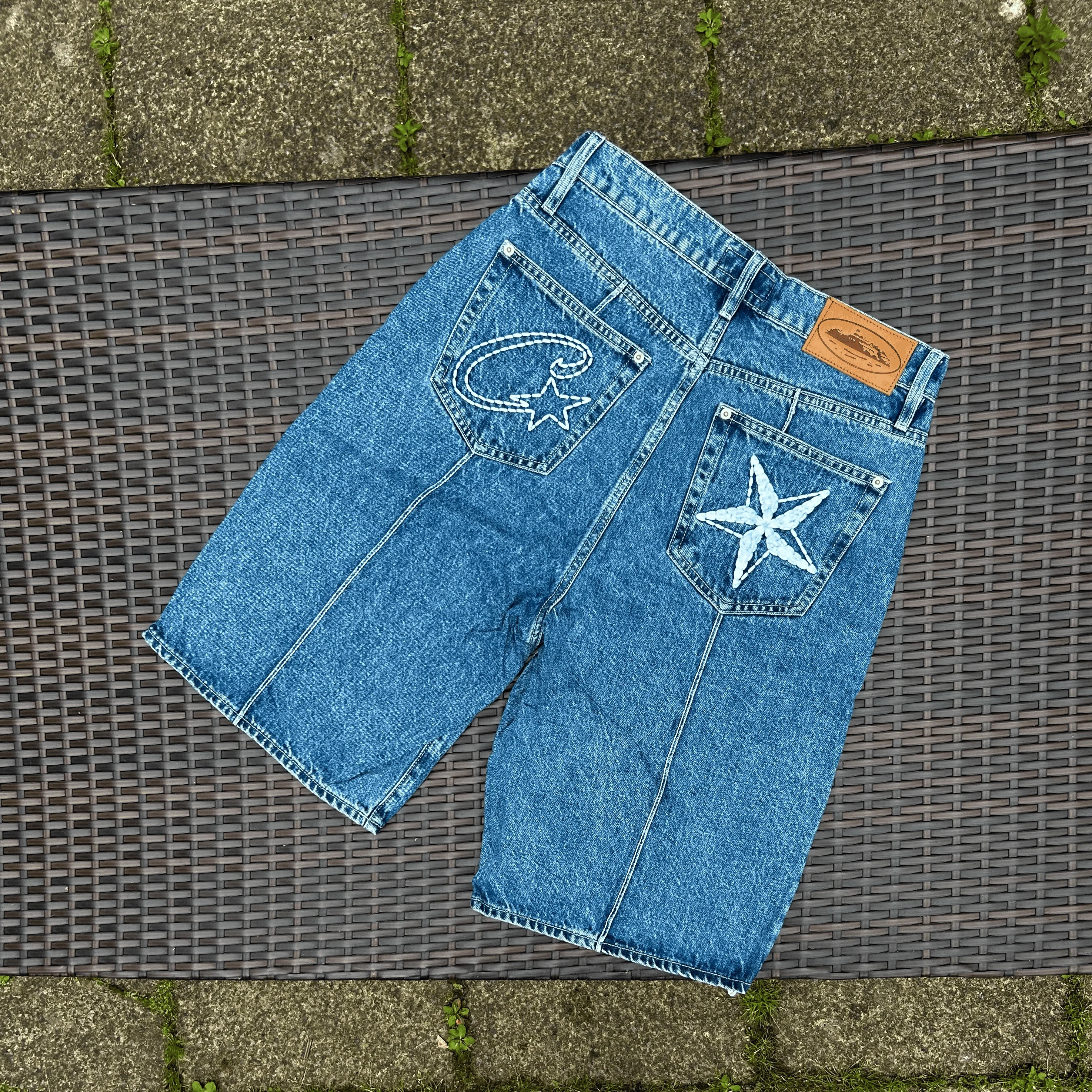 Corteiz "C Star" Denim Shorts - Image 2