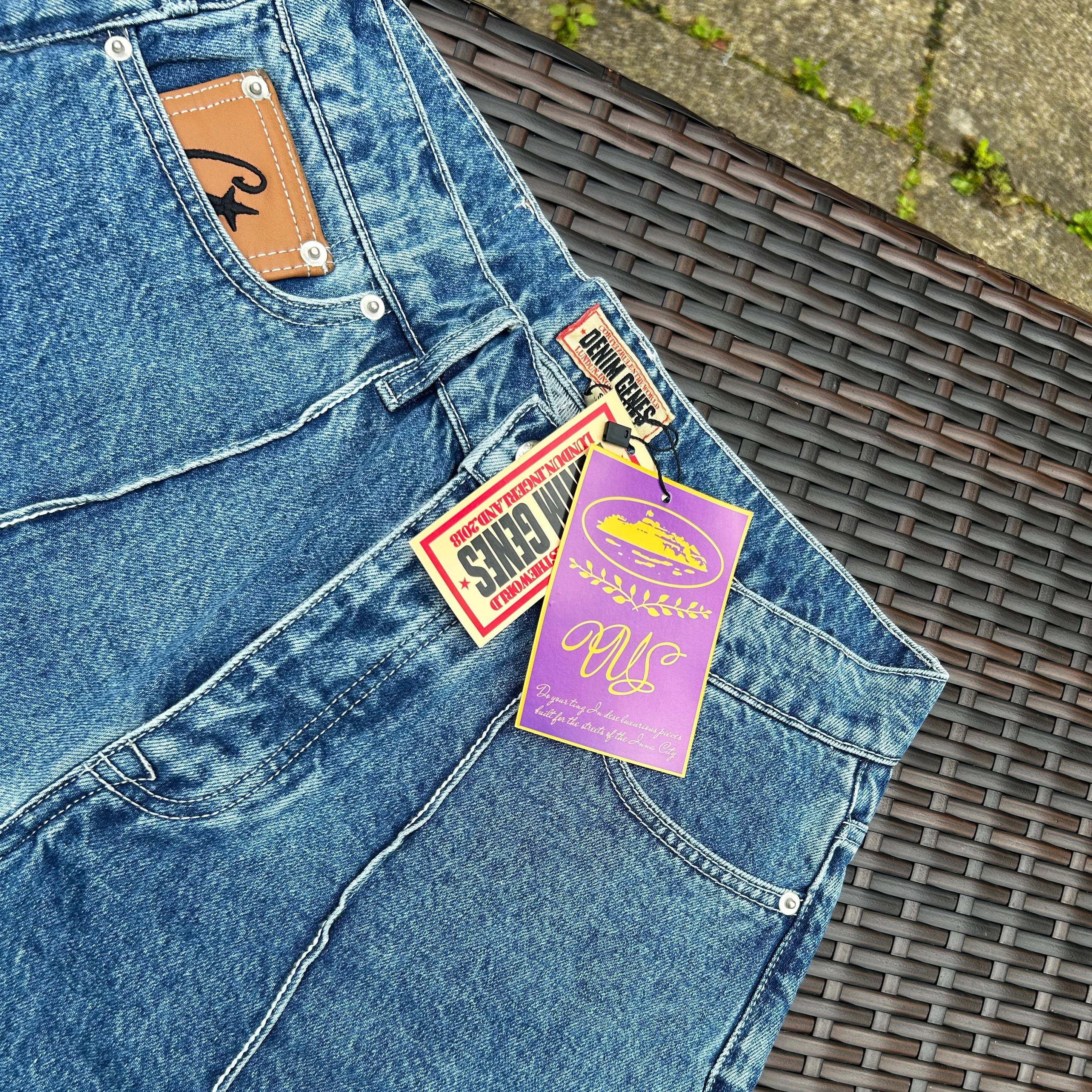 Corteiz "C Star" Denim Shorts - Image 3