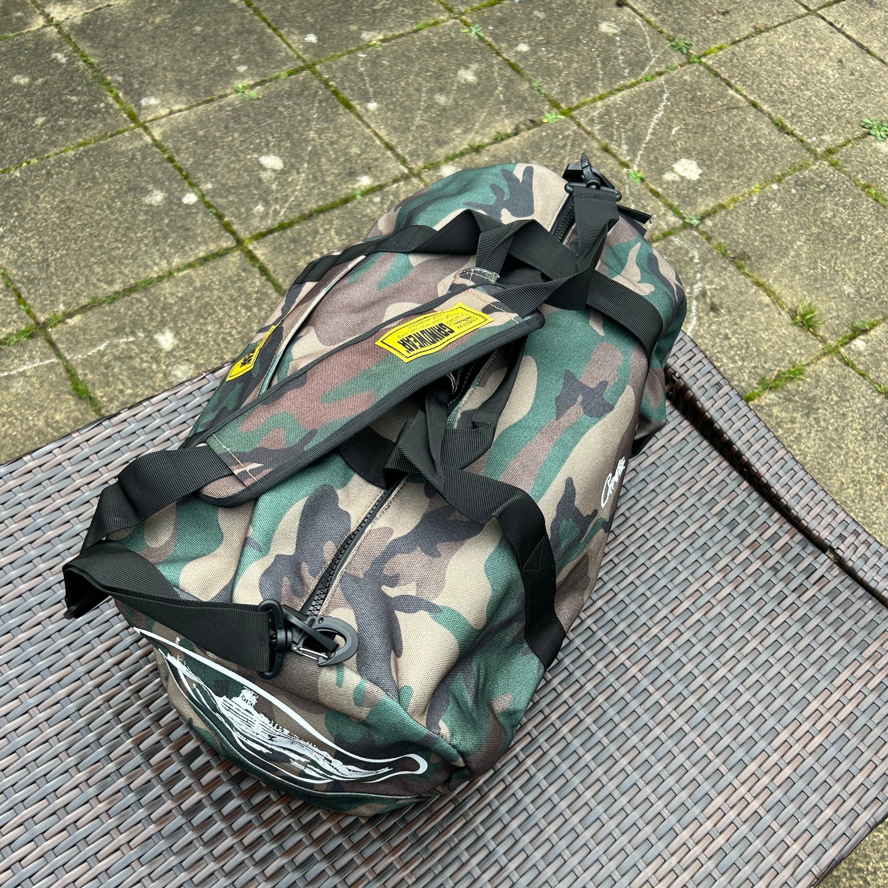 Corteiz Camo Alcatraz Grindwear Duffle Bag - Image 2