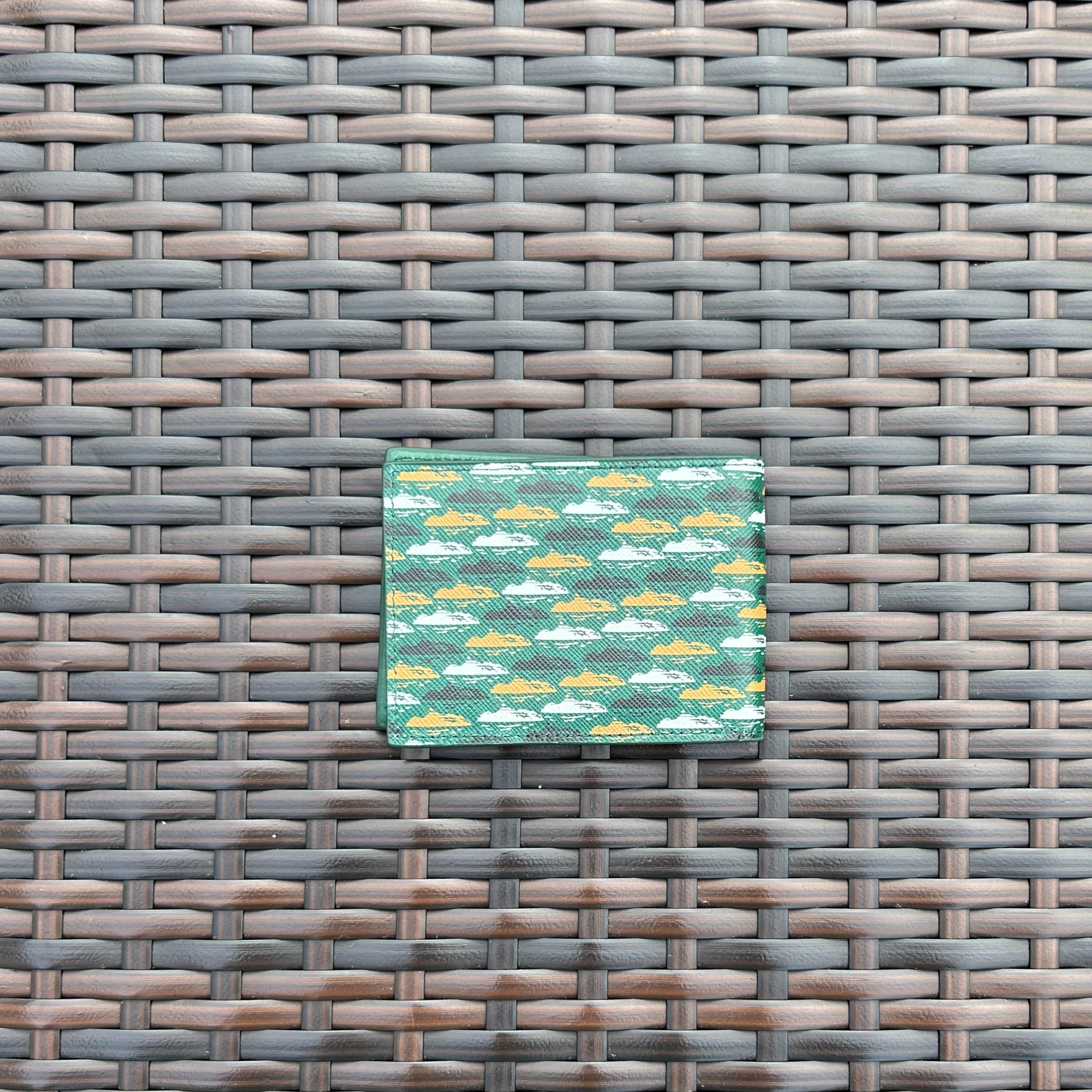 Corteiz Dark Green Leather Card Holder - Image 2