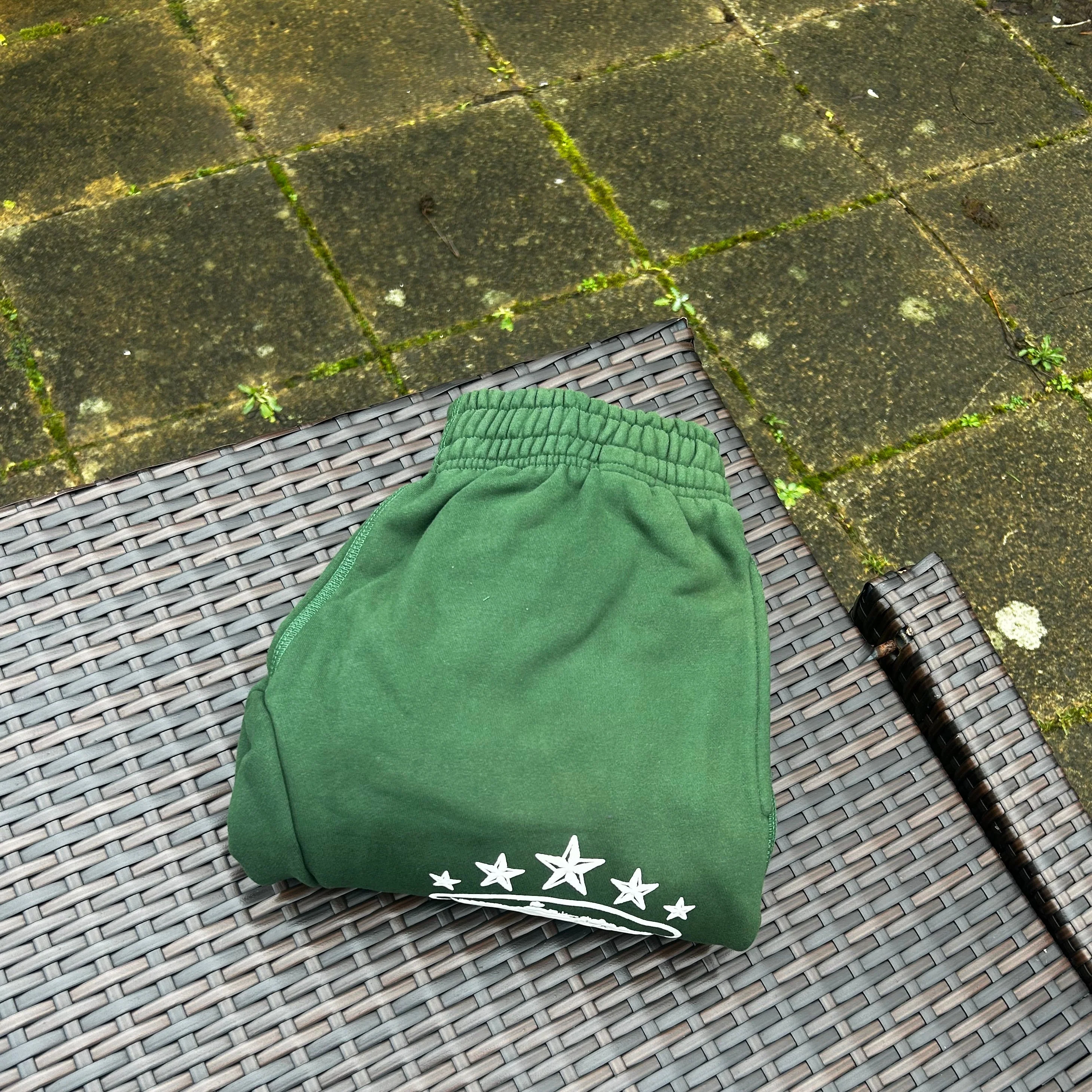 Corteiz Dark Green/White 5 Starz Tracksuit - Image 3