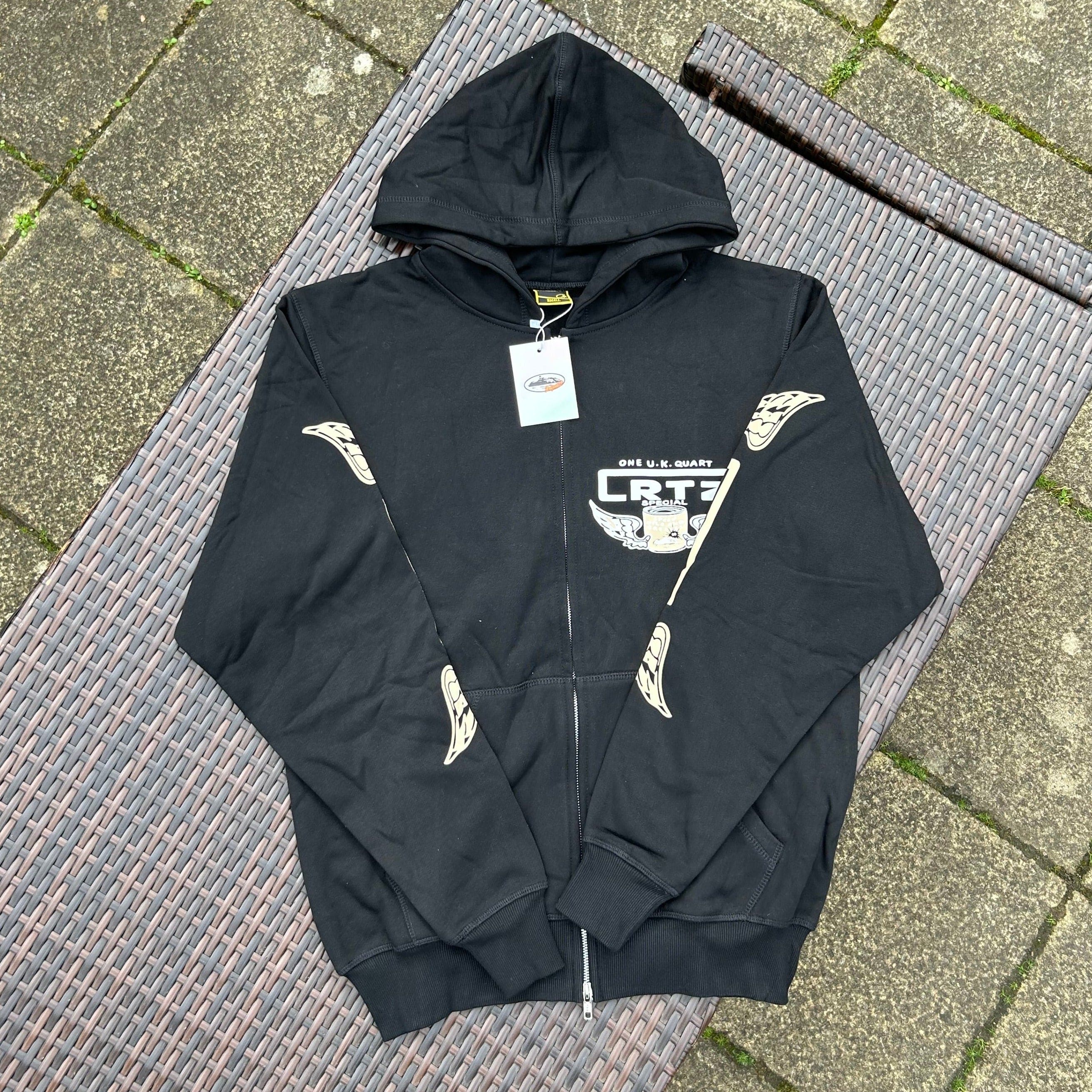 Corteiz "Gasolina" Black Zip-Up Tracksuit - Image 2