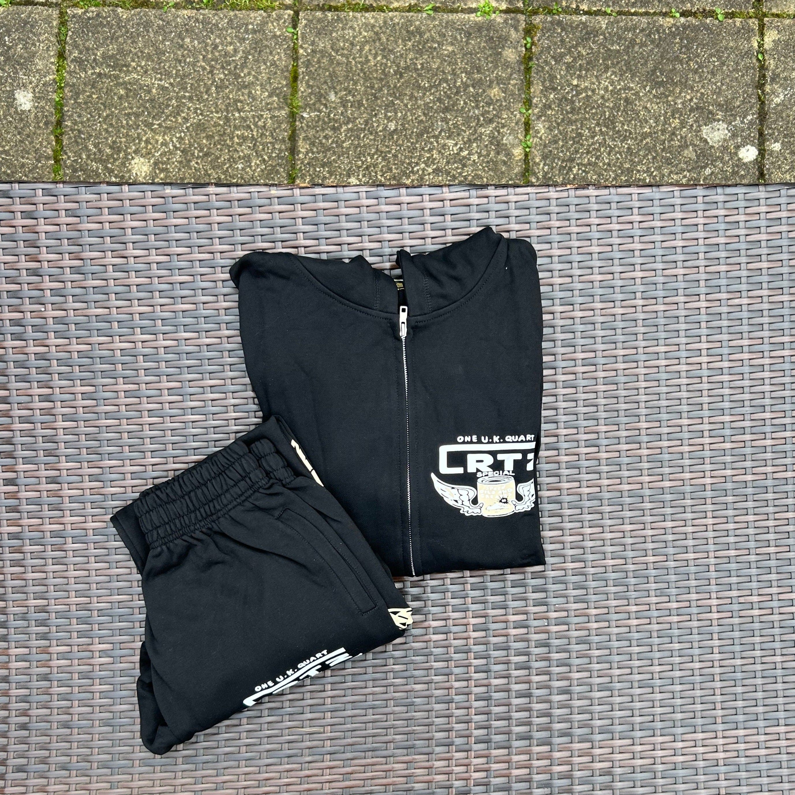Corteiz "Gasolina" Black Zip-Up Tracksuit - Image 4