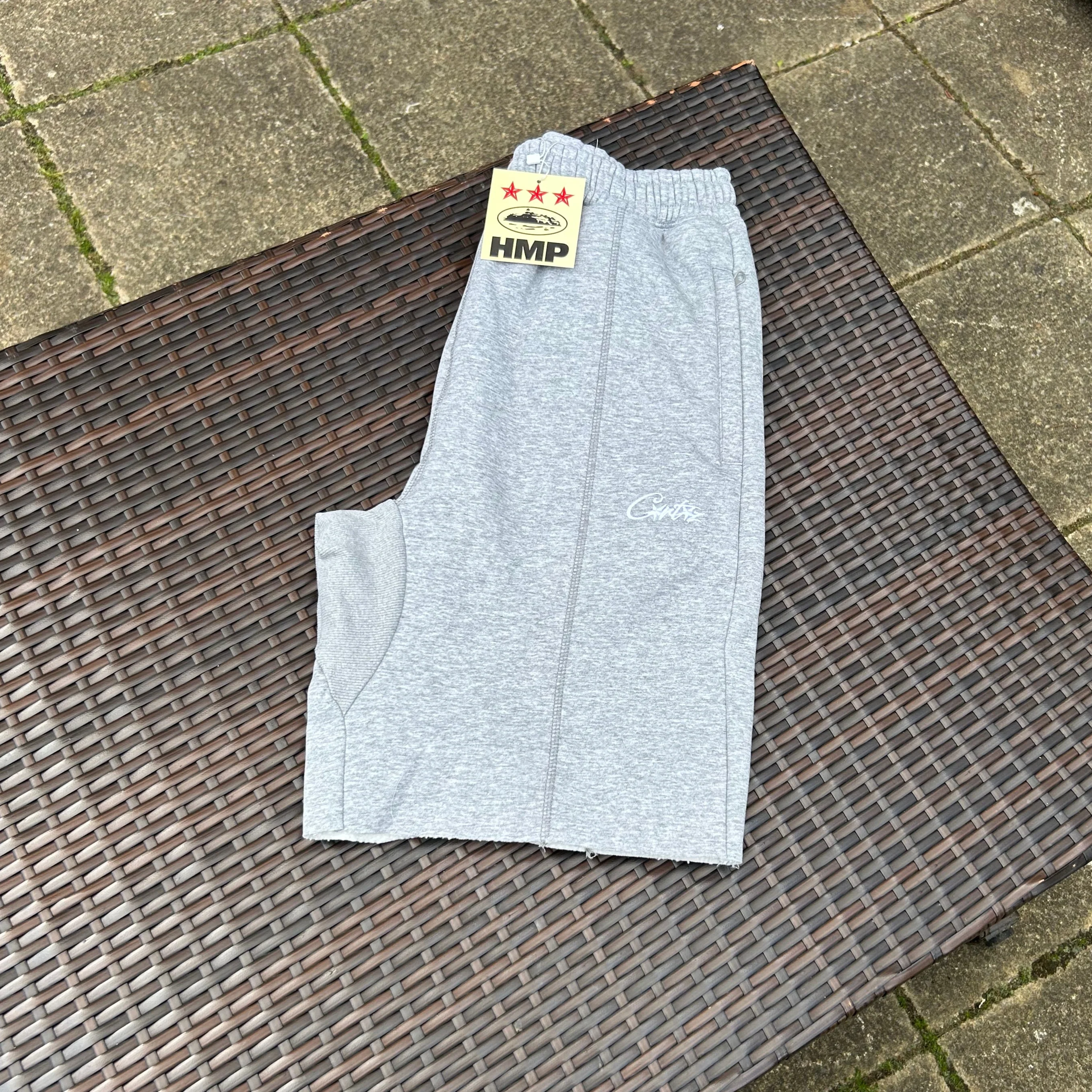 Corteiz Grey HMP V2 Shorts - Image 2