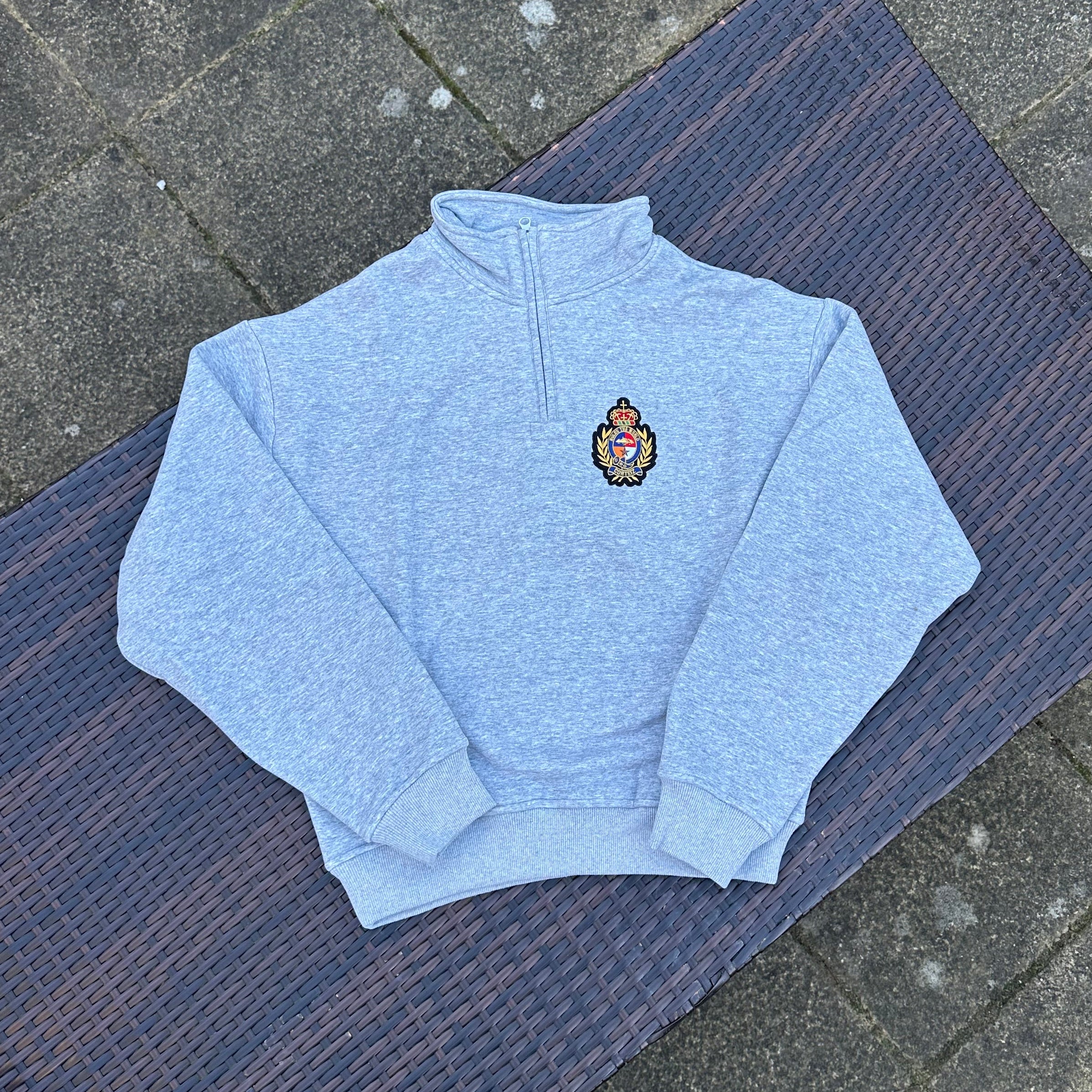 Corteiz 'Heather Grey' Royale Crest Tracksuit - Image 3