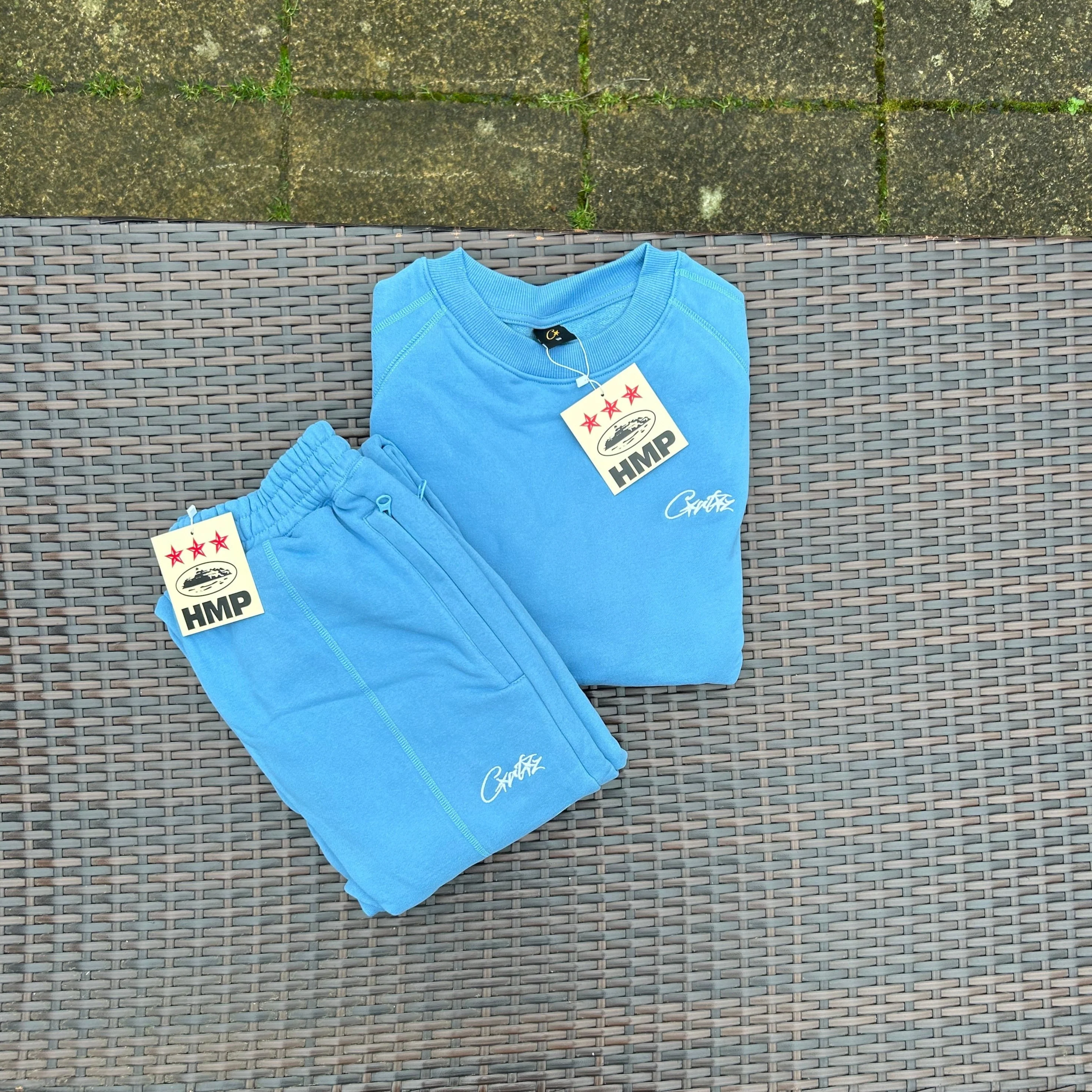Corteiz RTW Allstarz HMP V2 Baby Blue Tracksuit - Image 4