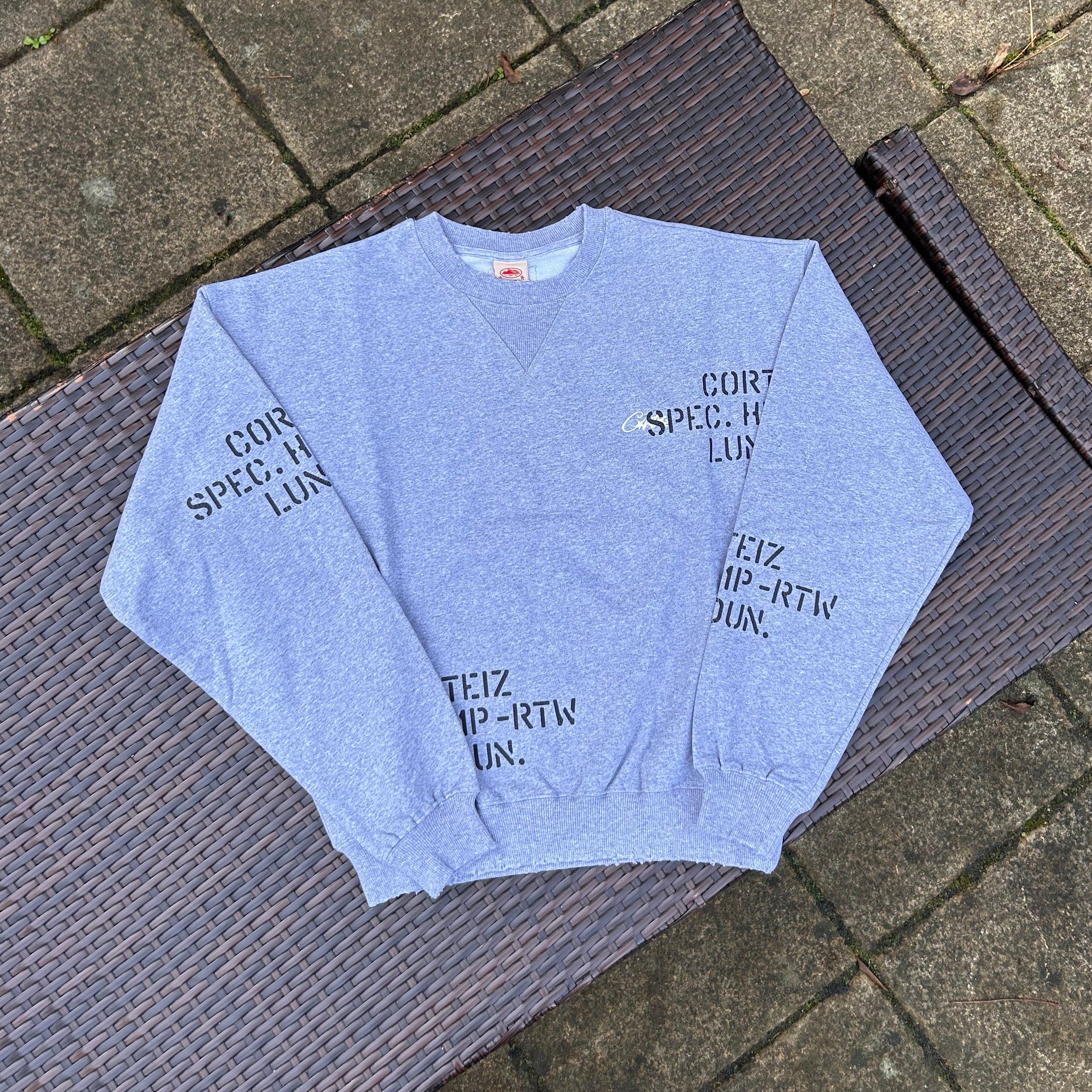 Corteiz RTW HMP Stencil Grey Tracksuit - Image 2
