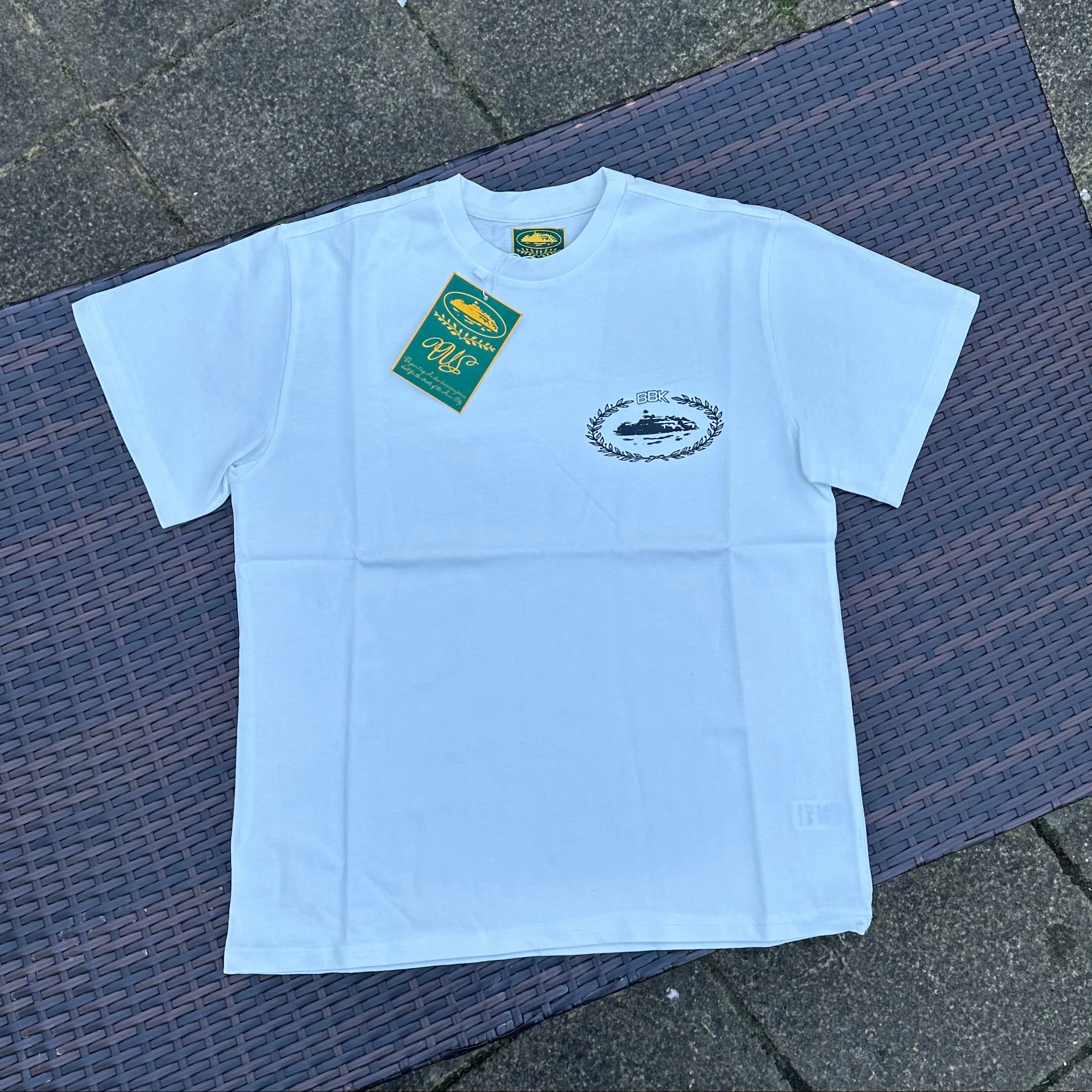 Corteiz RTW x BBK Royale Heavyweight White T-Shirt - Image 2