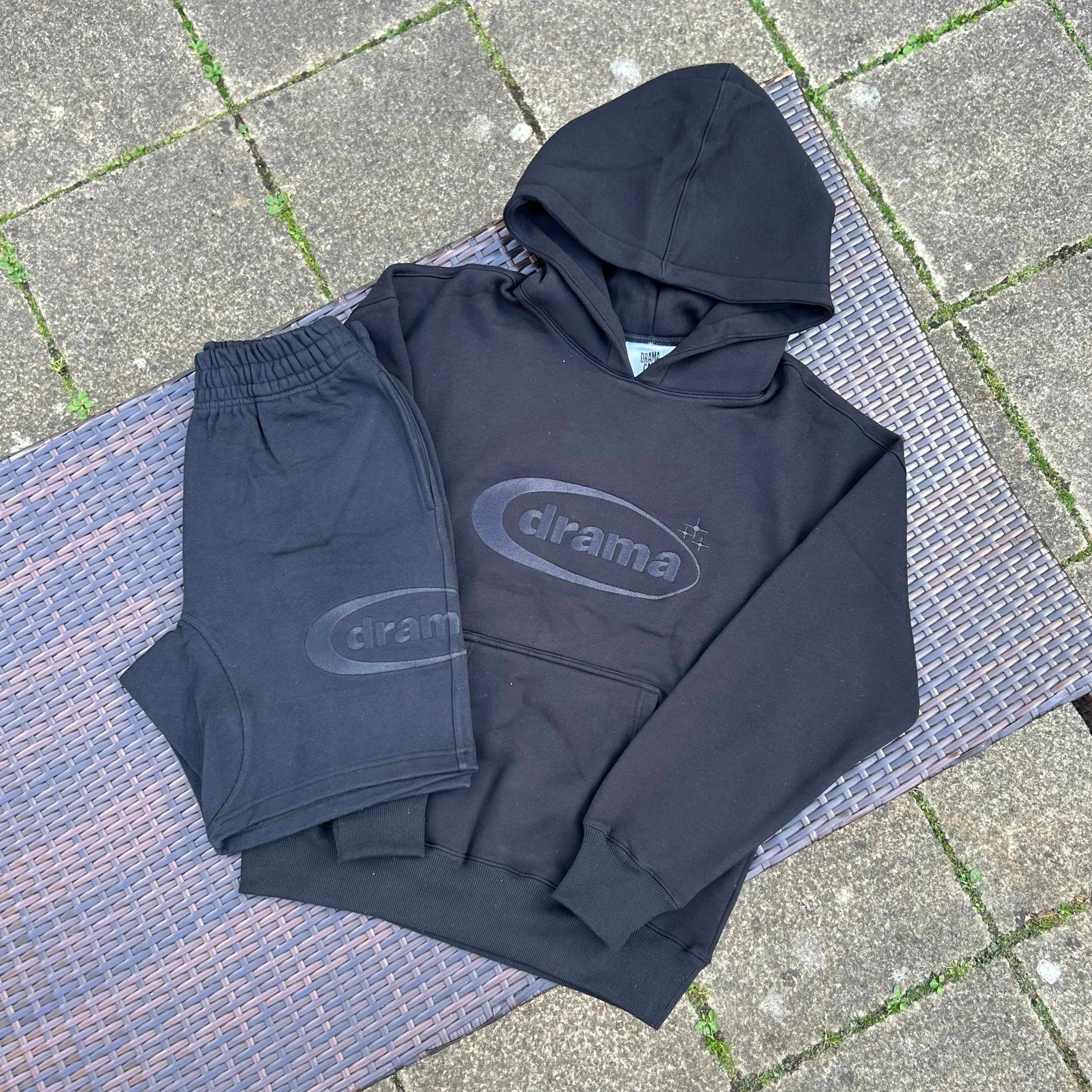Drama Call Black Short Set
