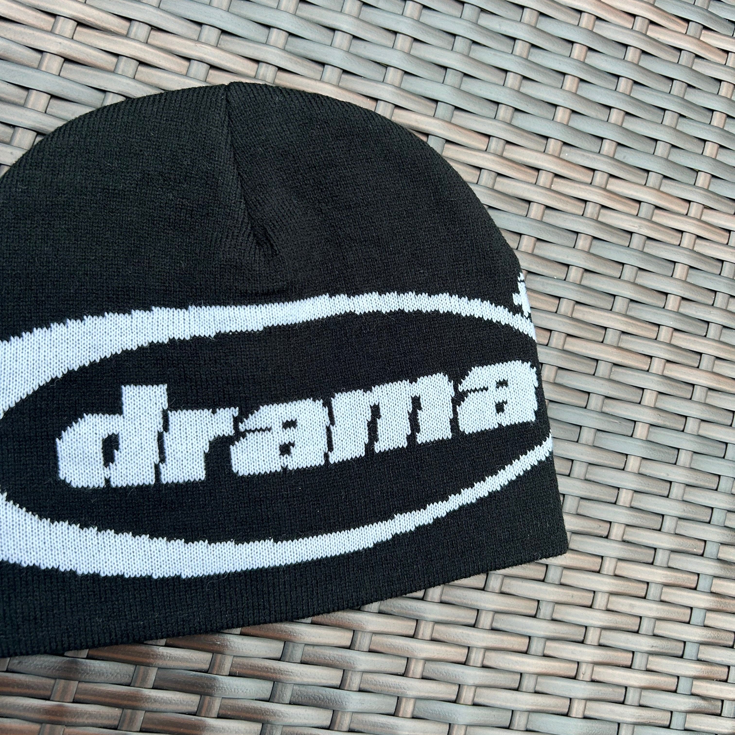 Drama Call Black/White Beanie - Image 2