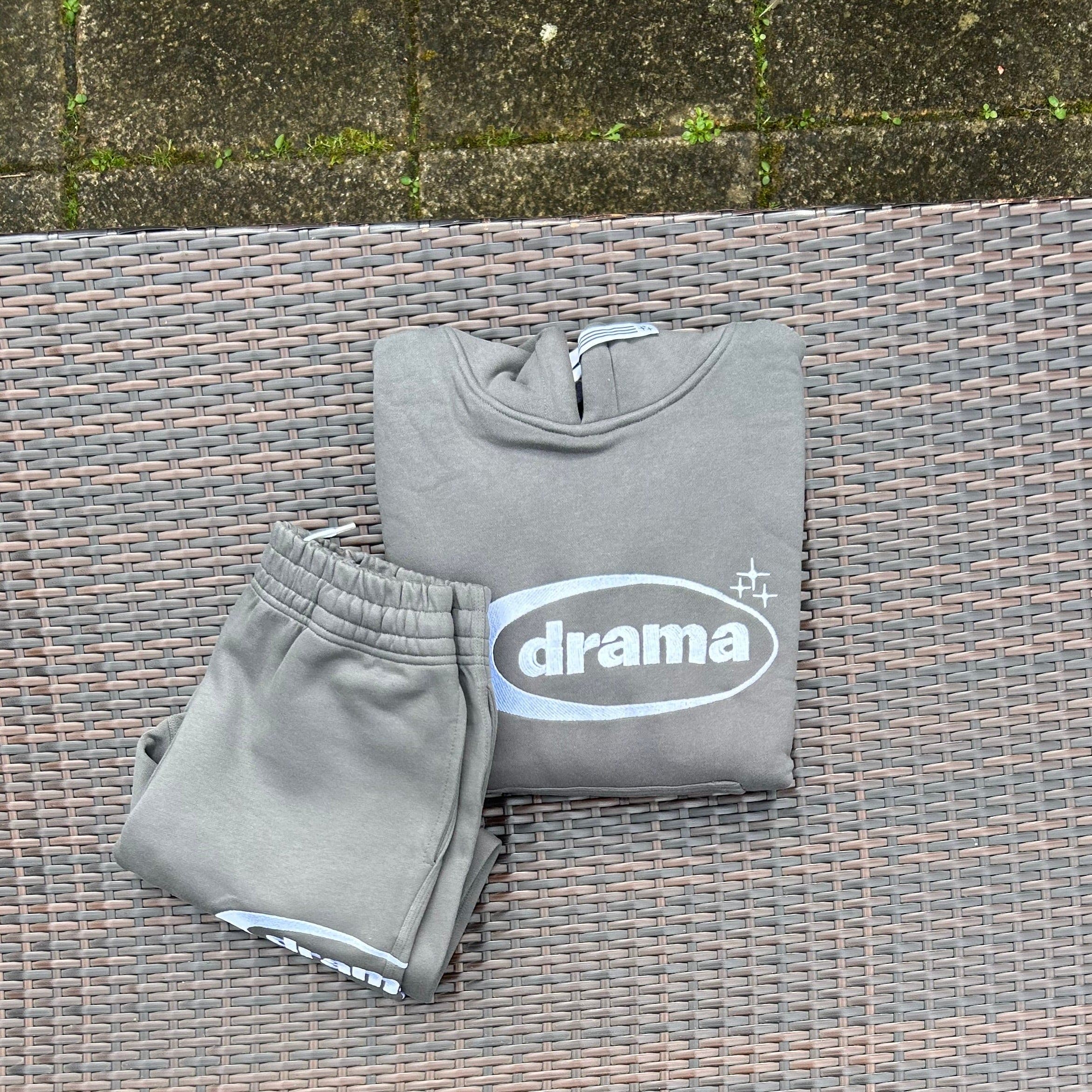 Drama Call Dark Grey/White Tracksuit - Image 3