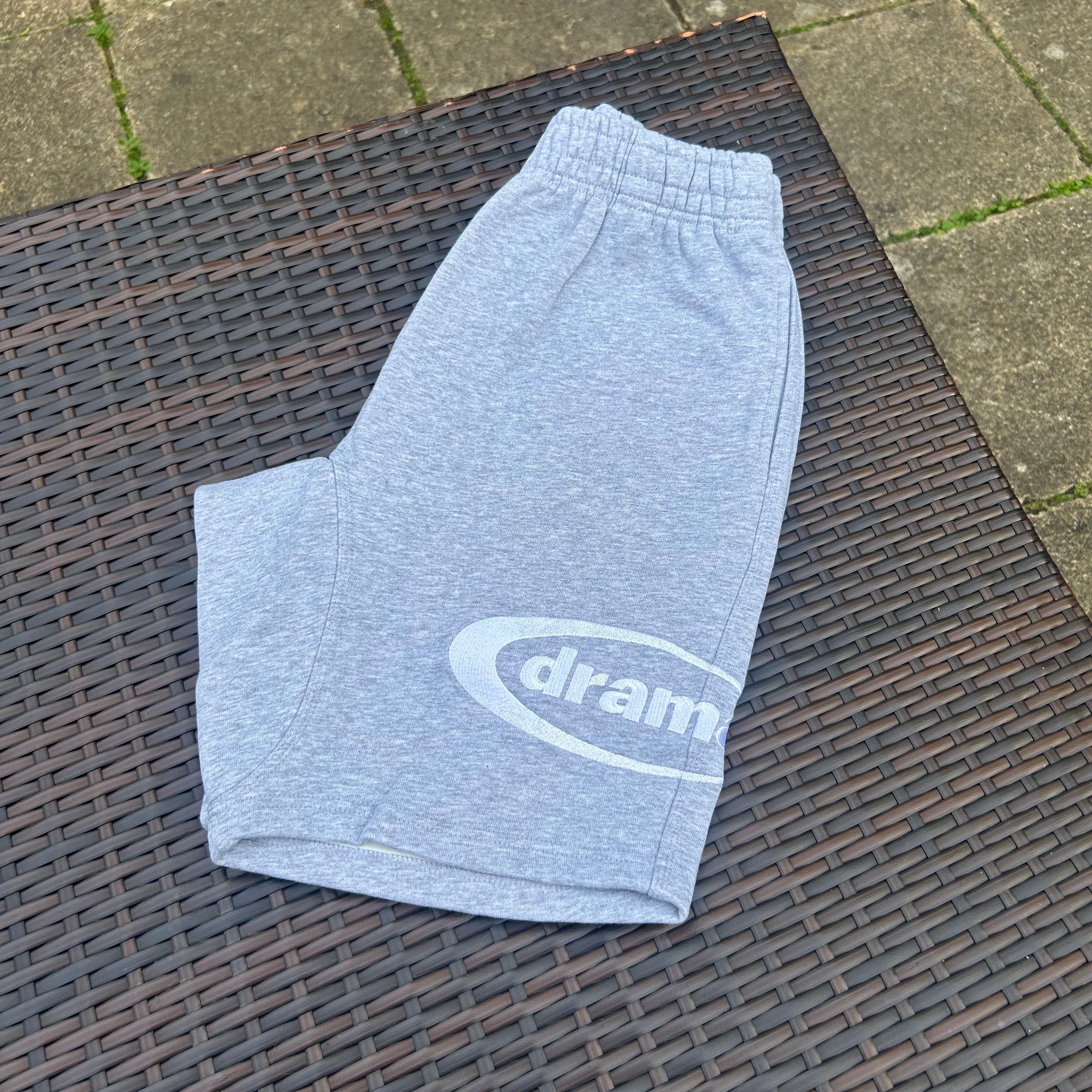 Drama Call Grey/White Shorts - Image 2
