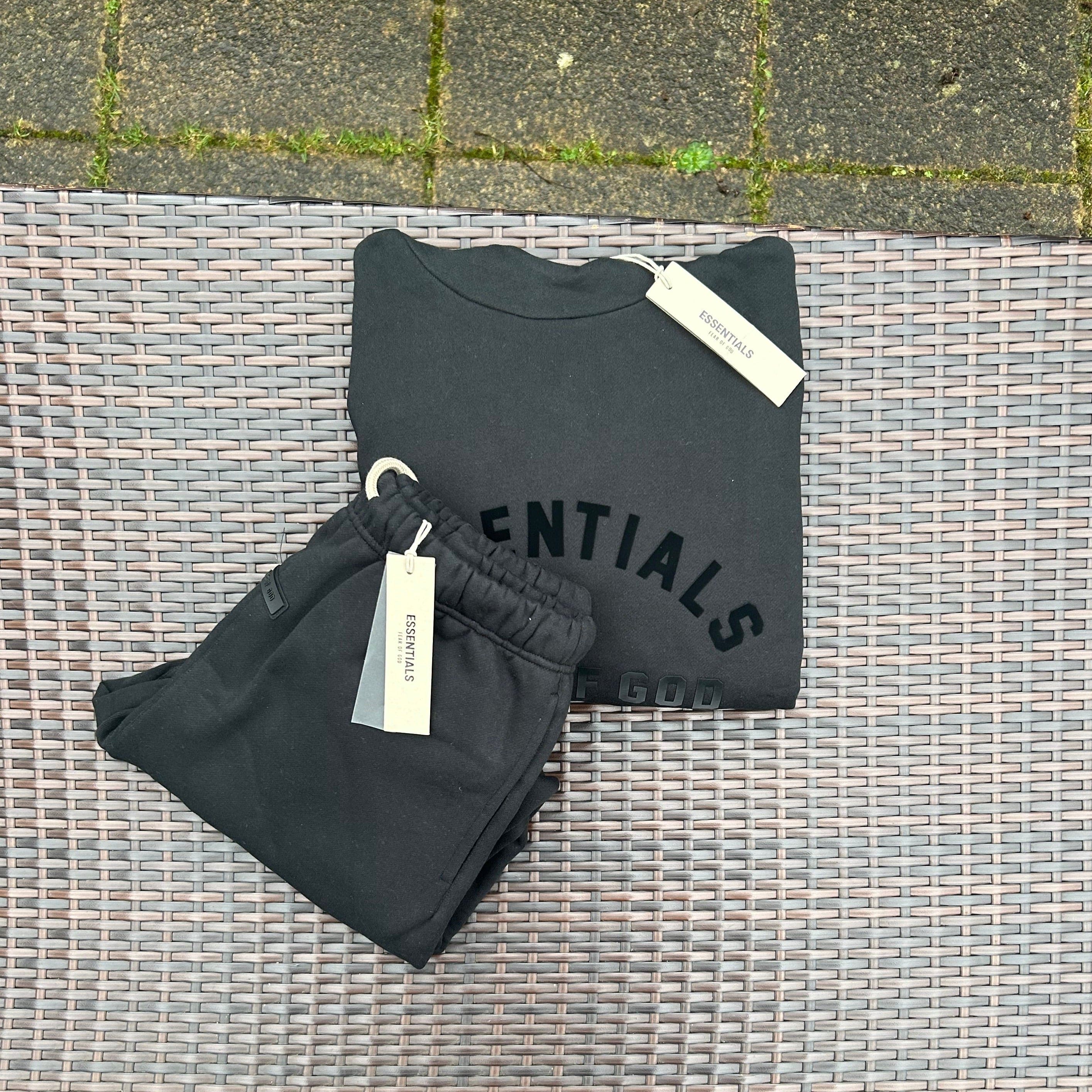 Fear Of God Essentials Black "SS23" Tracksuit - Image 5