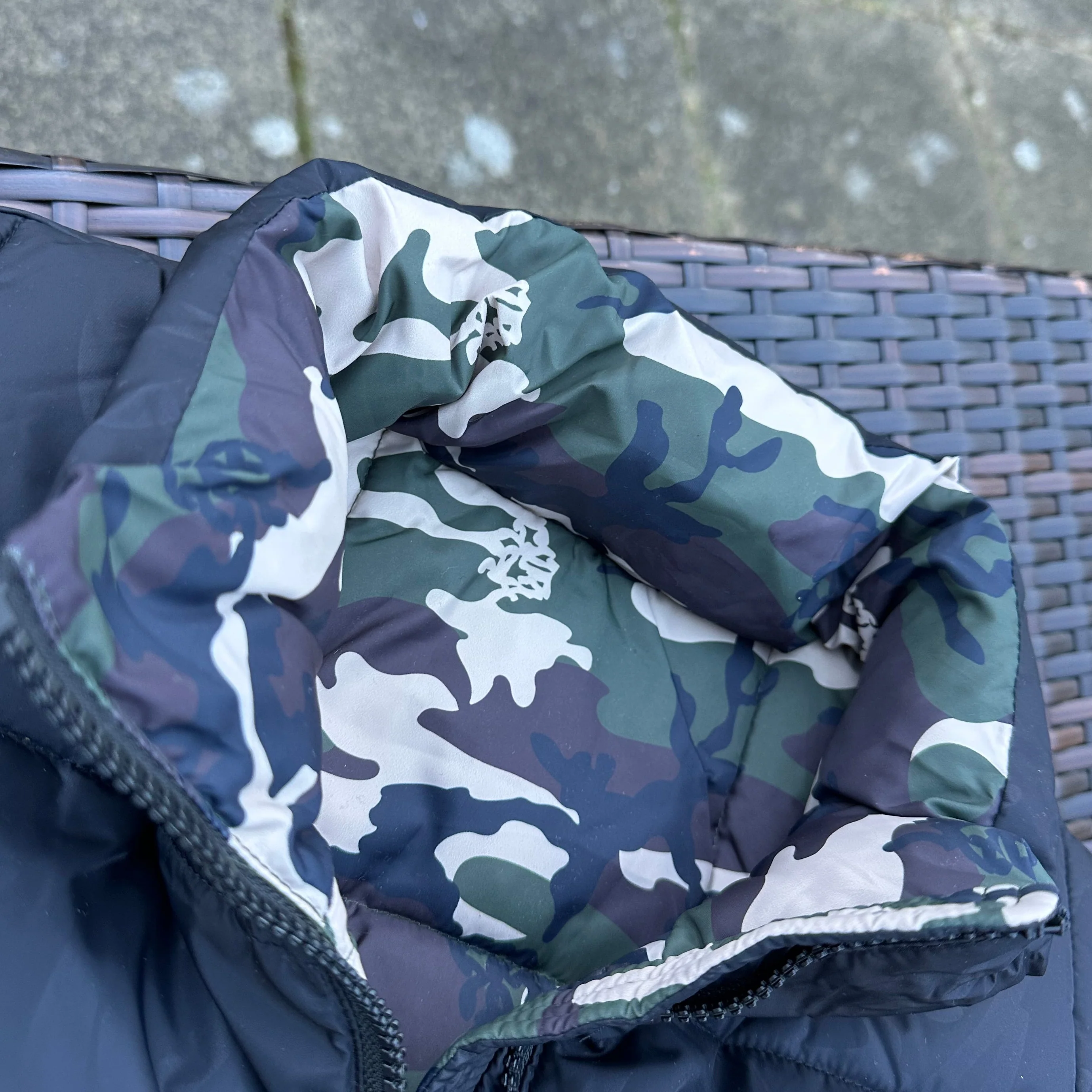 Mertra Camo/Black Reversible Gilet - Image 3