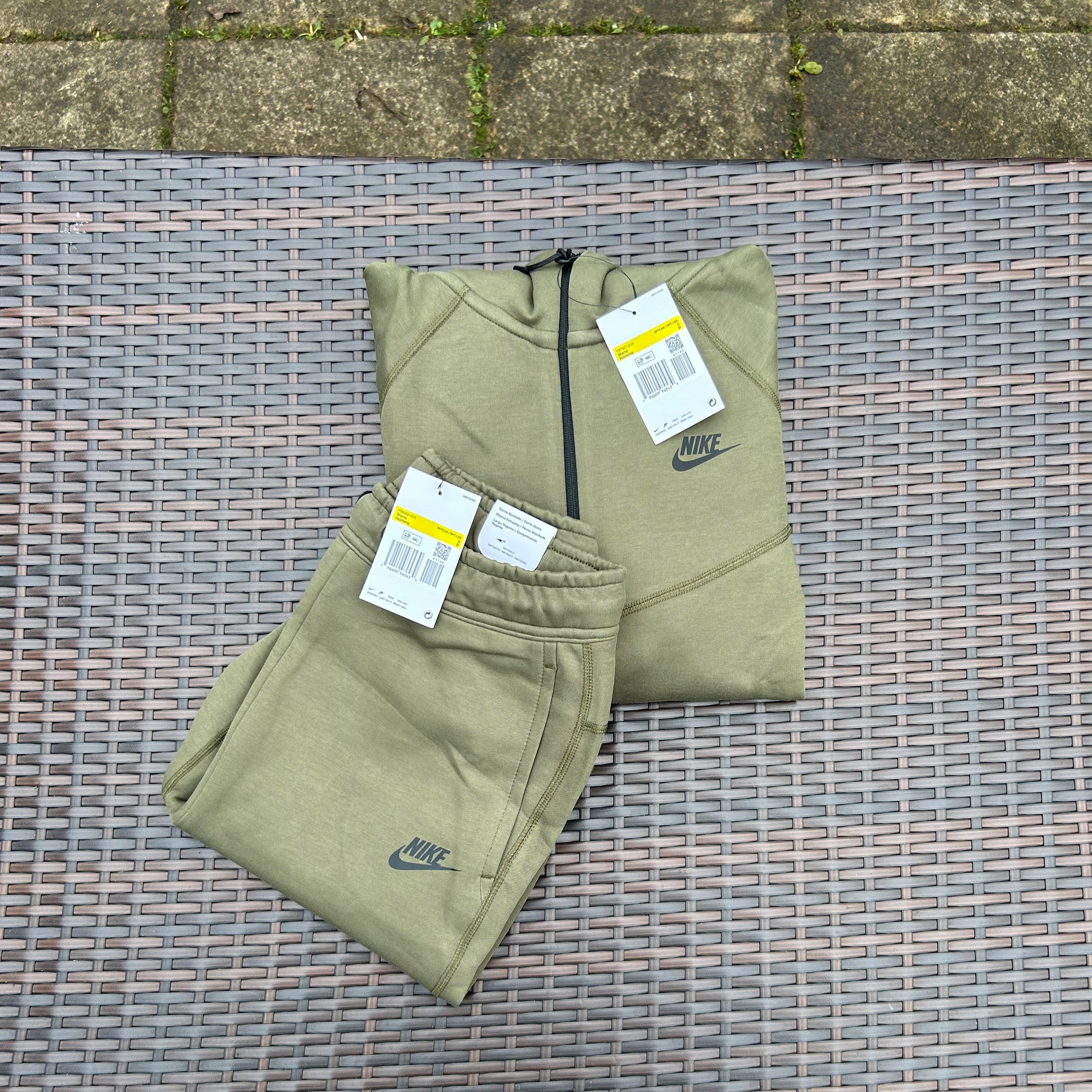 Nike Olive Green Sportswear Tech Fleece (2023 Season) - Image 4