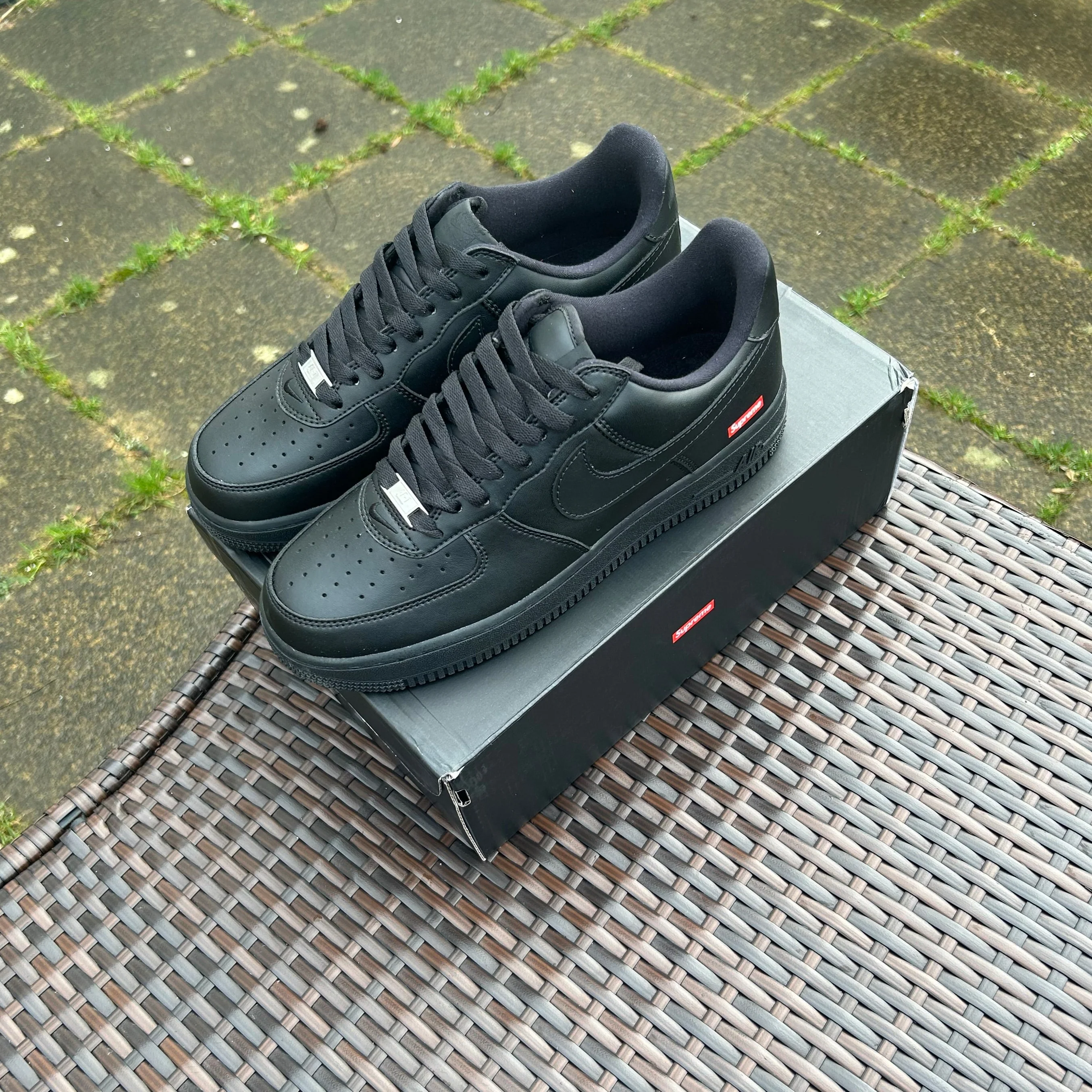 Nike Supreme Black Air Force 1 - Image 3