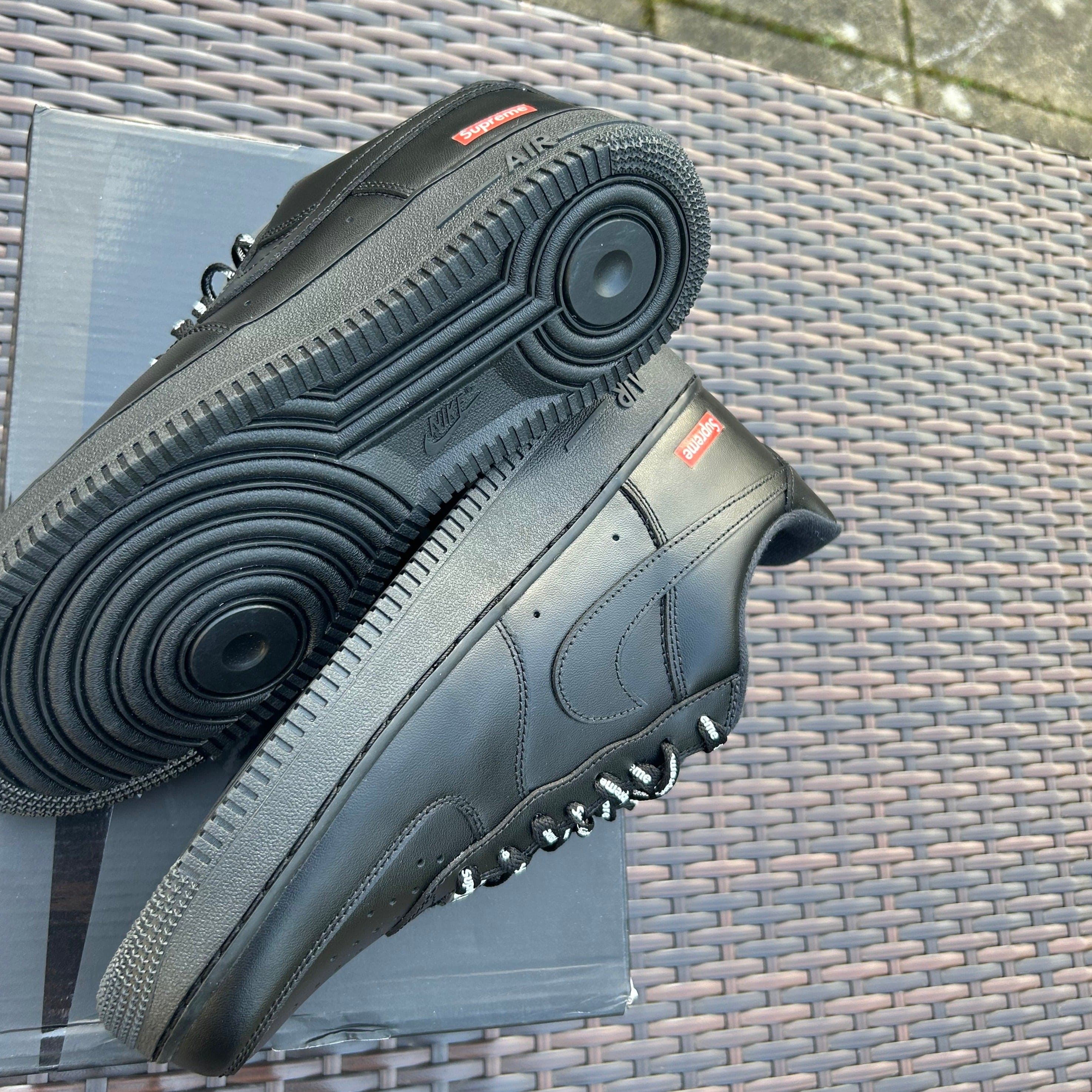Nike Supreme Black Air Force 1 - Image 4