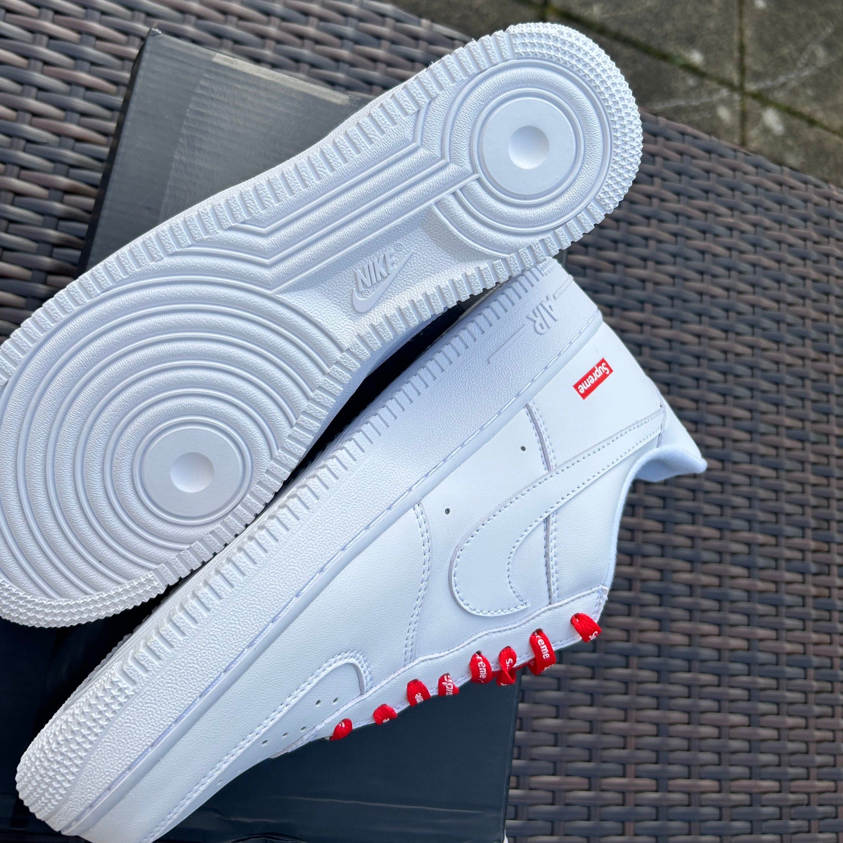 Nike Supreme White Air Force 1 - Image 4