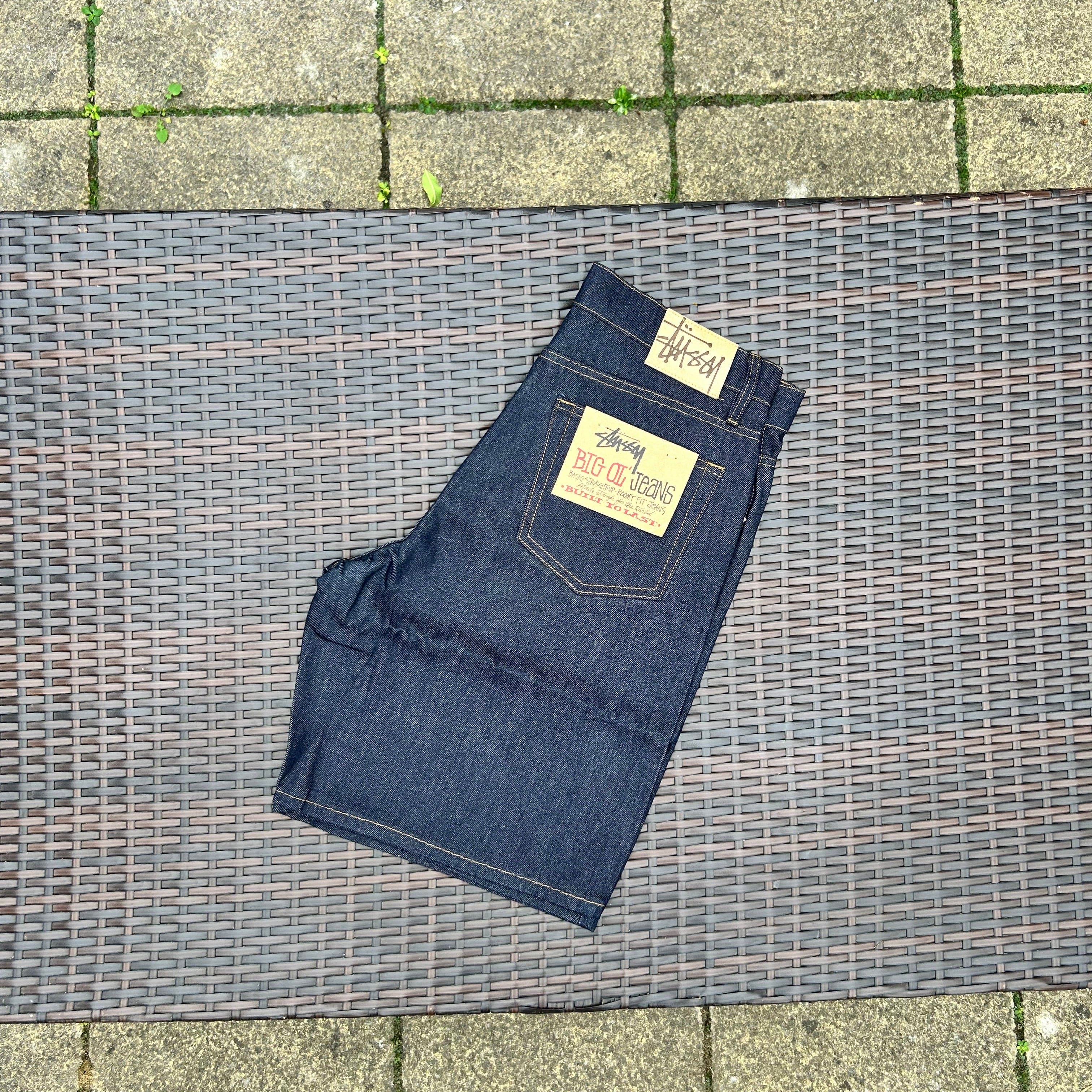 Stussy Dark Blue "Big Ol' Denim" Shorts - Image 3
