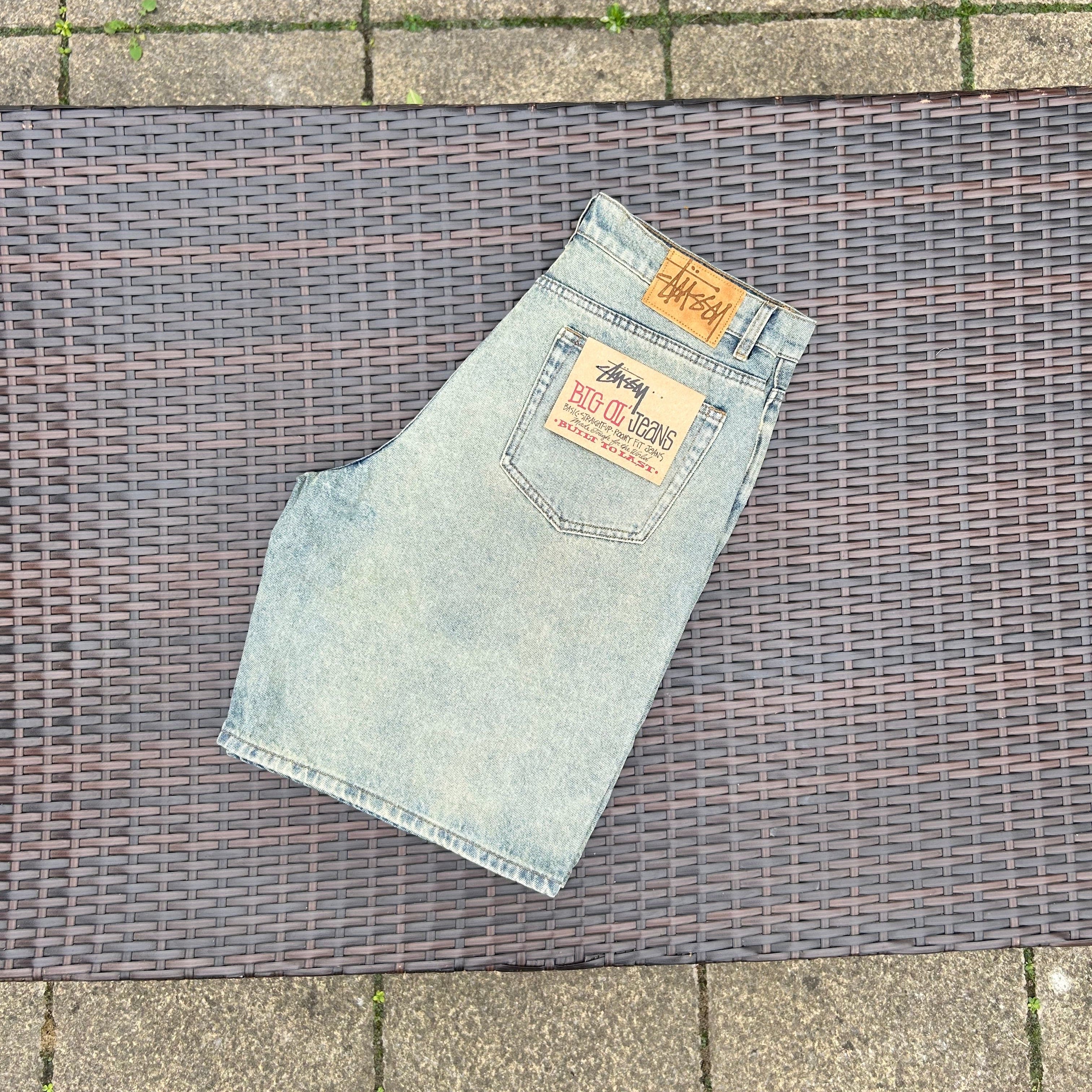 Stussy Light Blue "Big Ol' Denim" Shorts - Image 3
