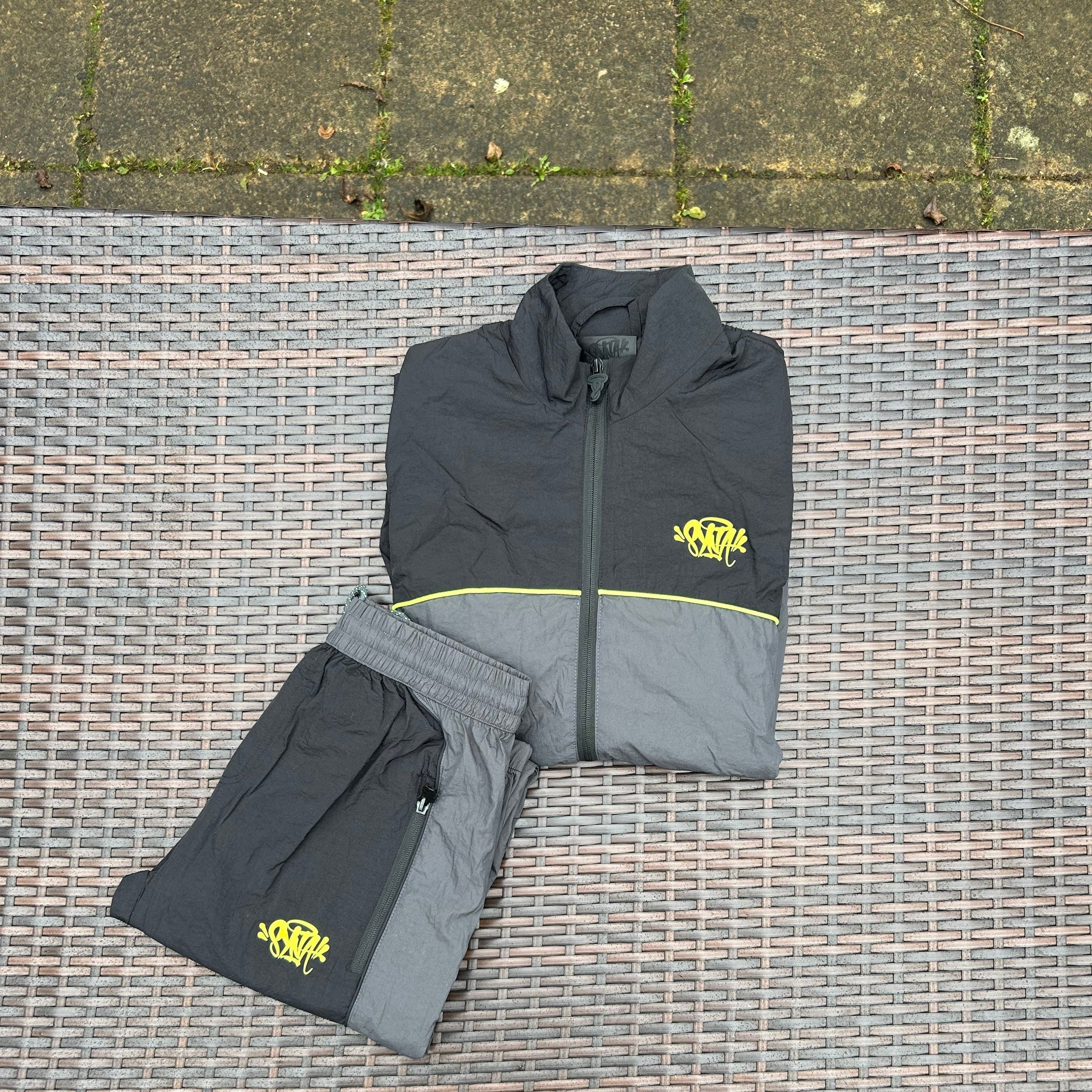 Syna World Black/Grey "Logo Shell" Tracksuit - Image 4