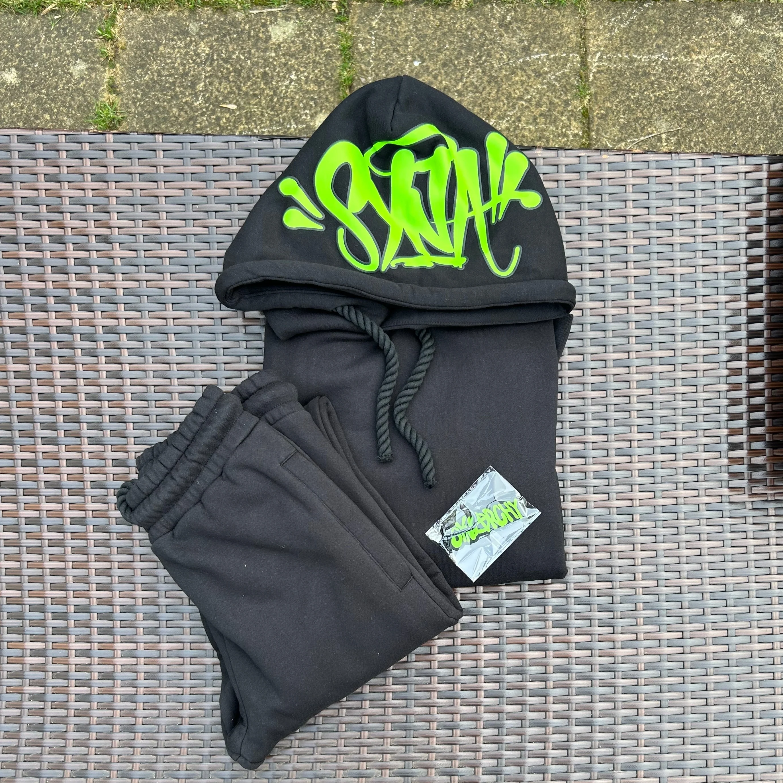 Syna World Black/Green Tracksuit - Image 4