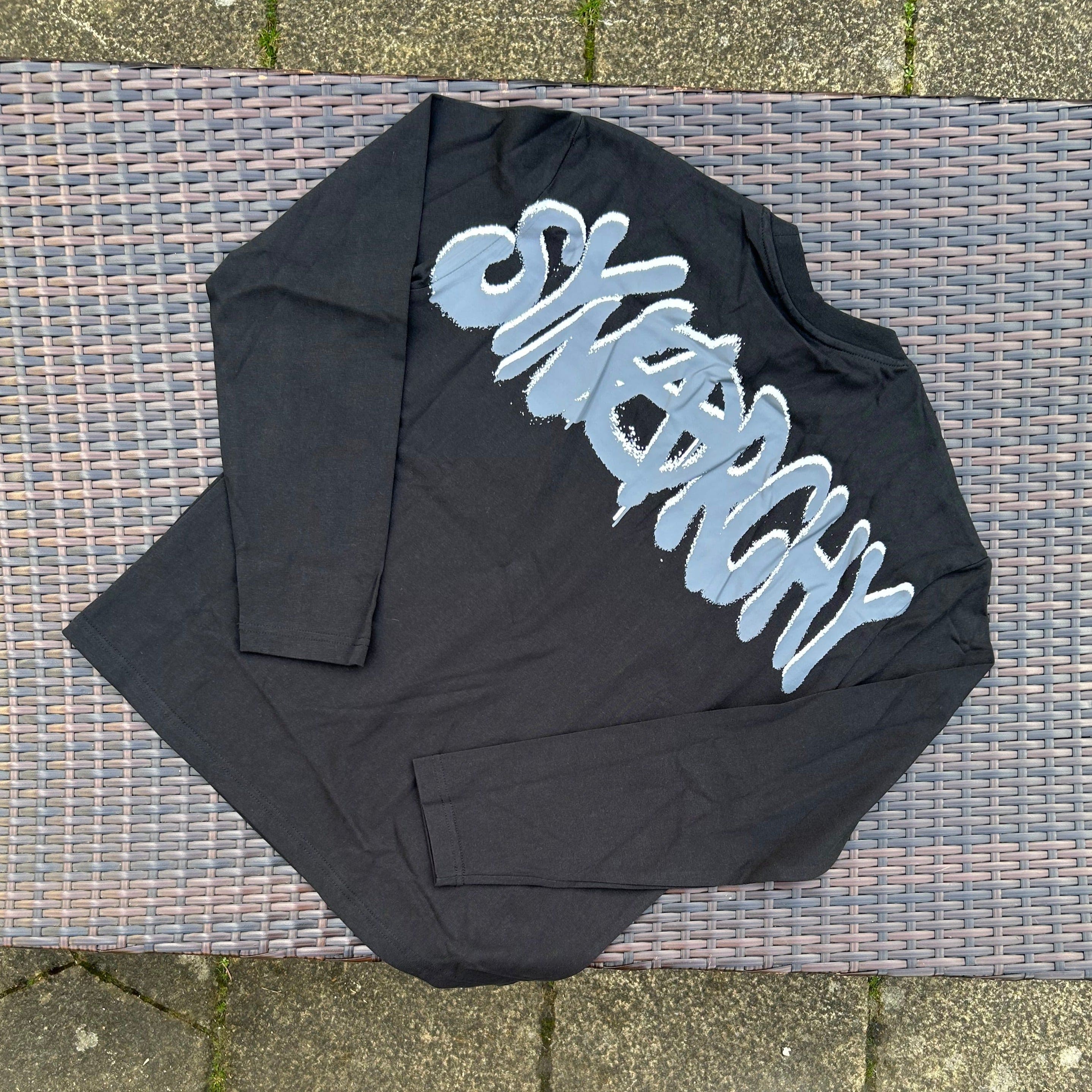 Syna World Black/Grey “Synarchy” Longsleeve Tee - Image 2