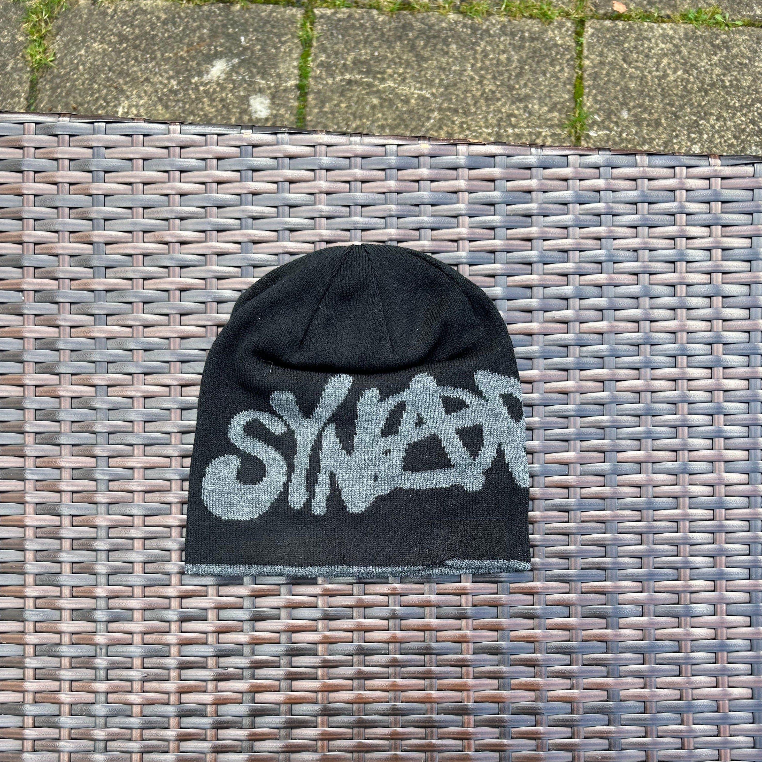 Syna World Black/Grey “Synarchy” Reversible Beanie - Image 2