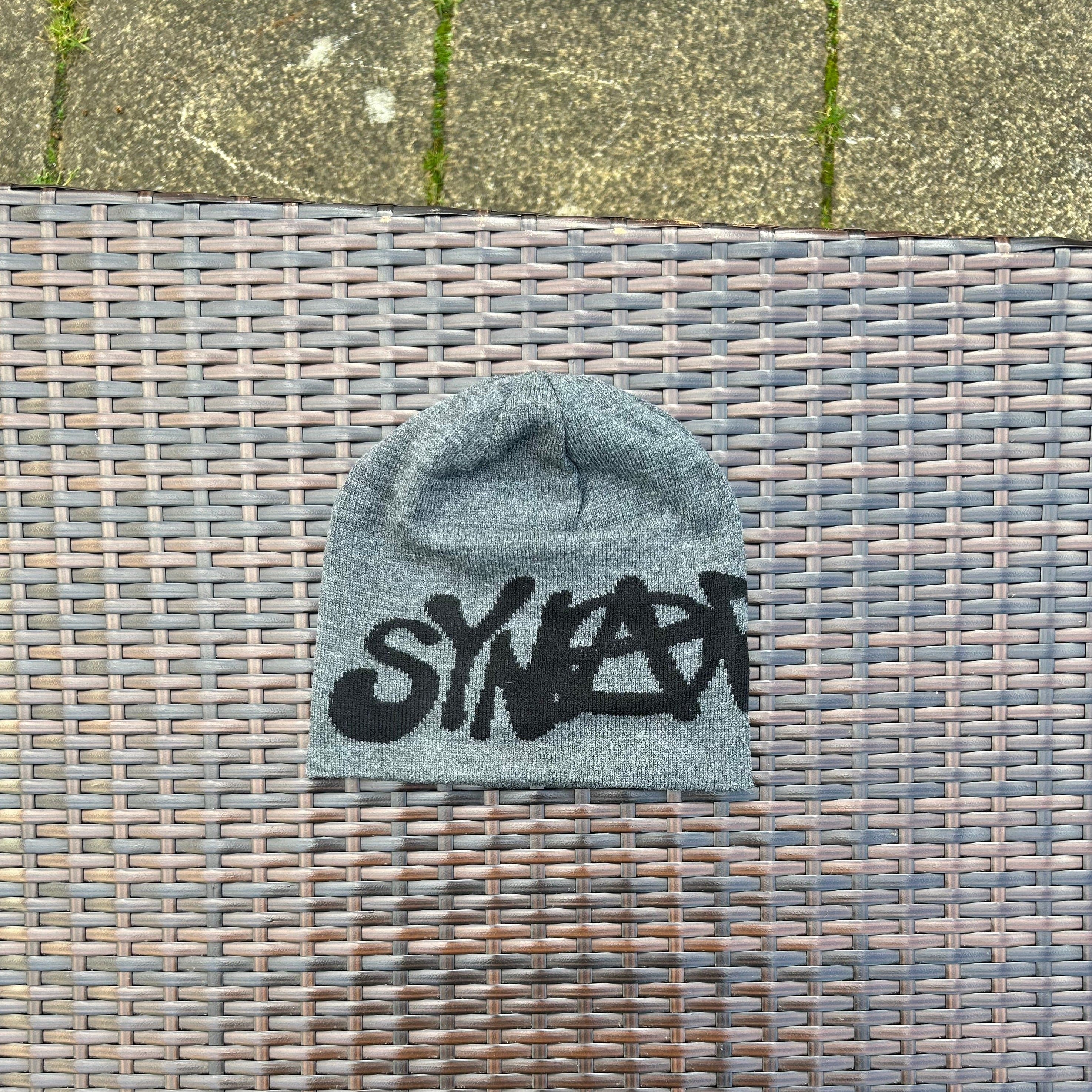 Syna World Black/Grey “Synarchy” Reversible Beanie - Image 3