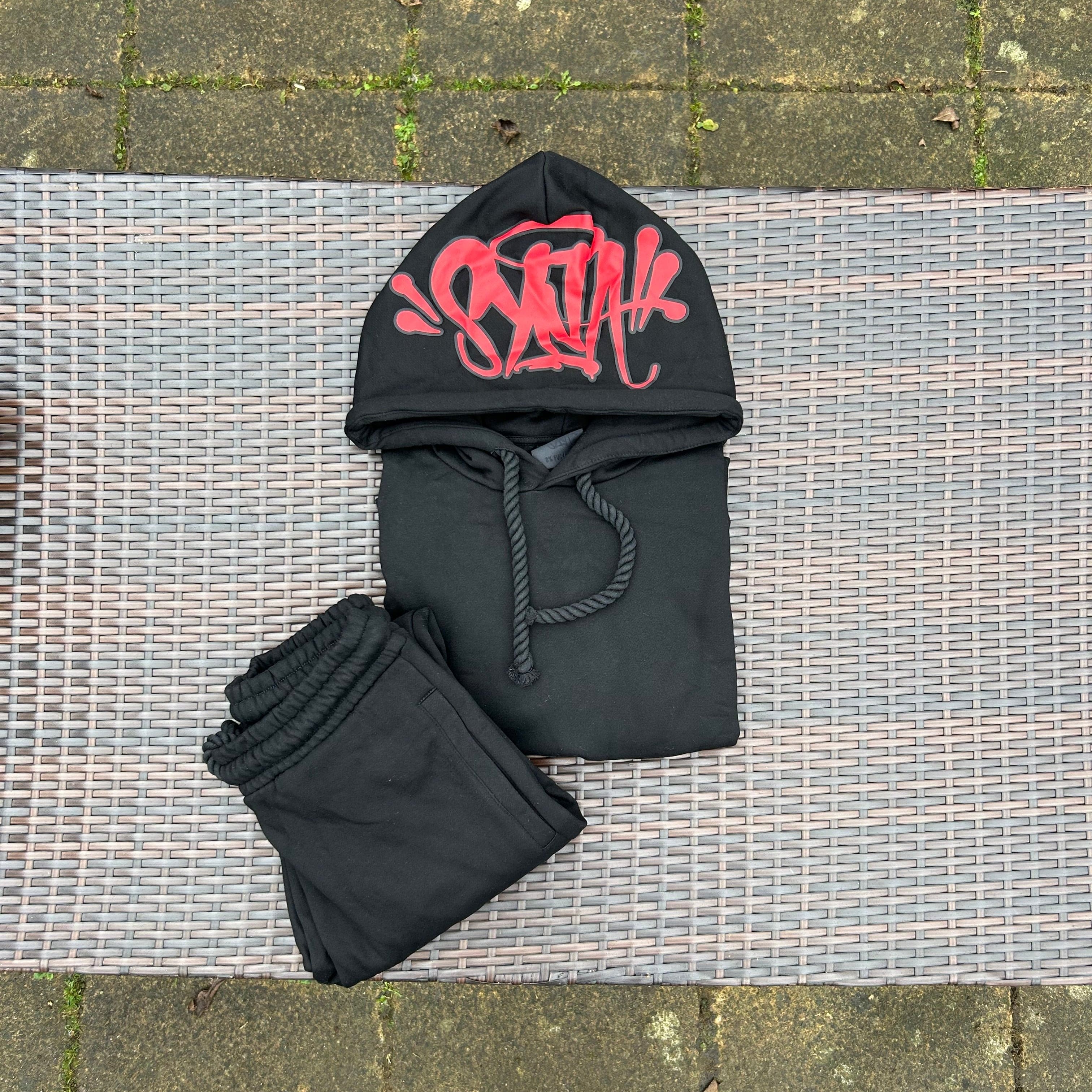 Syna World Black/Red Tracksuit - Image 4